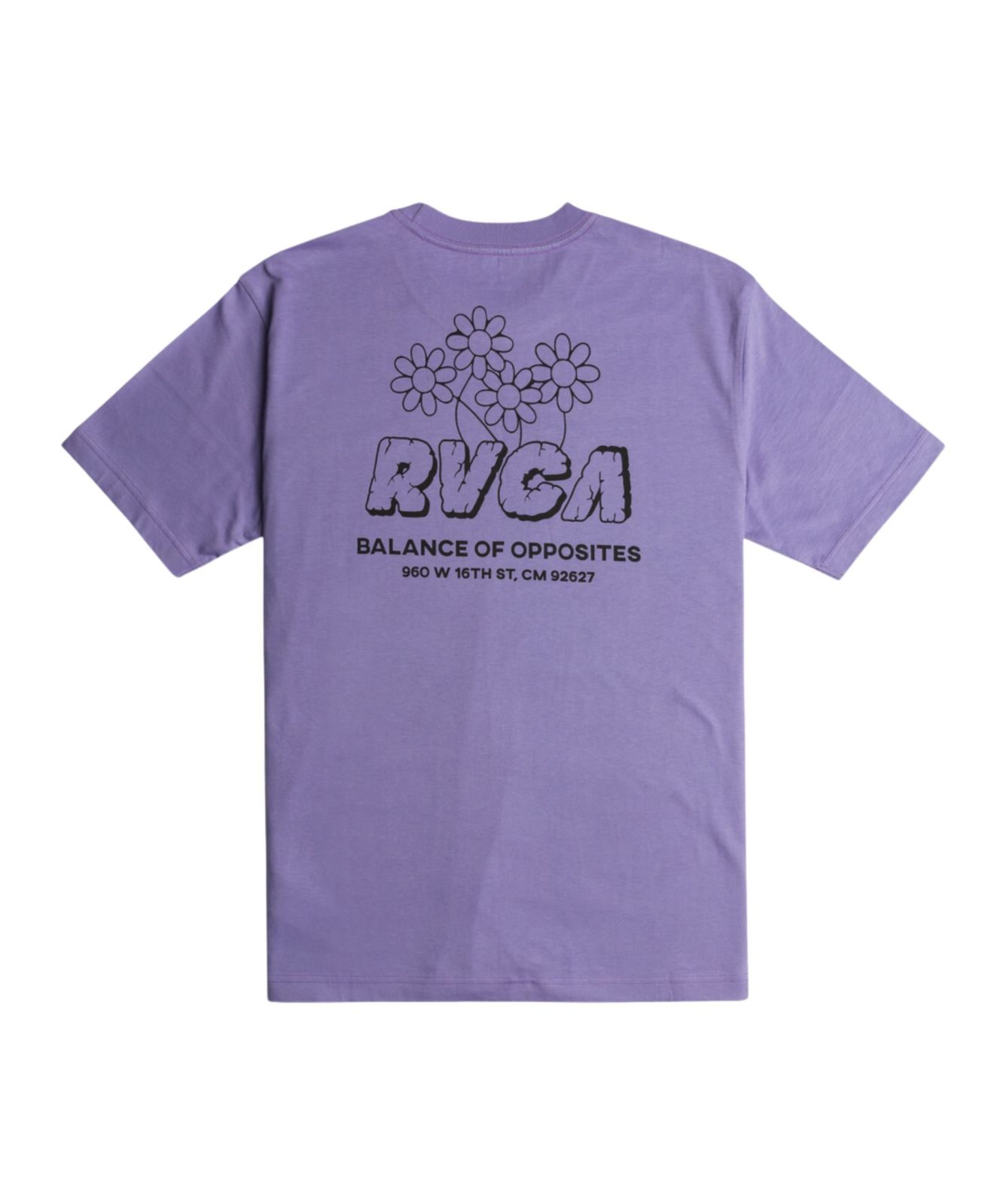 RVCA Mens Gardener T-Shirt | Lilac - EVYZT00174