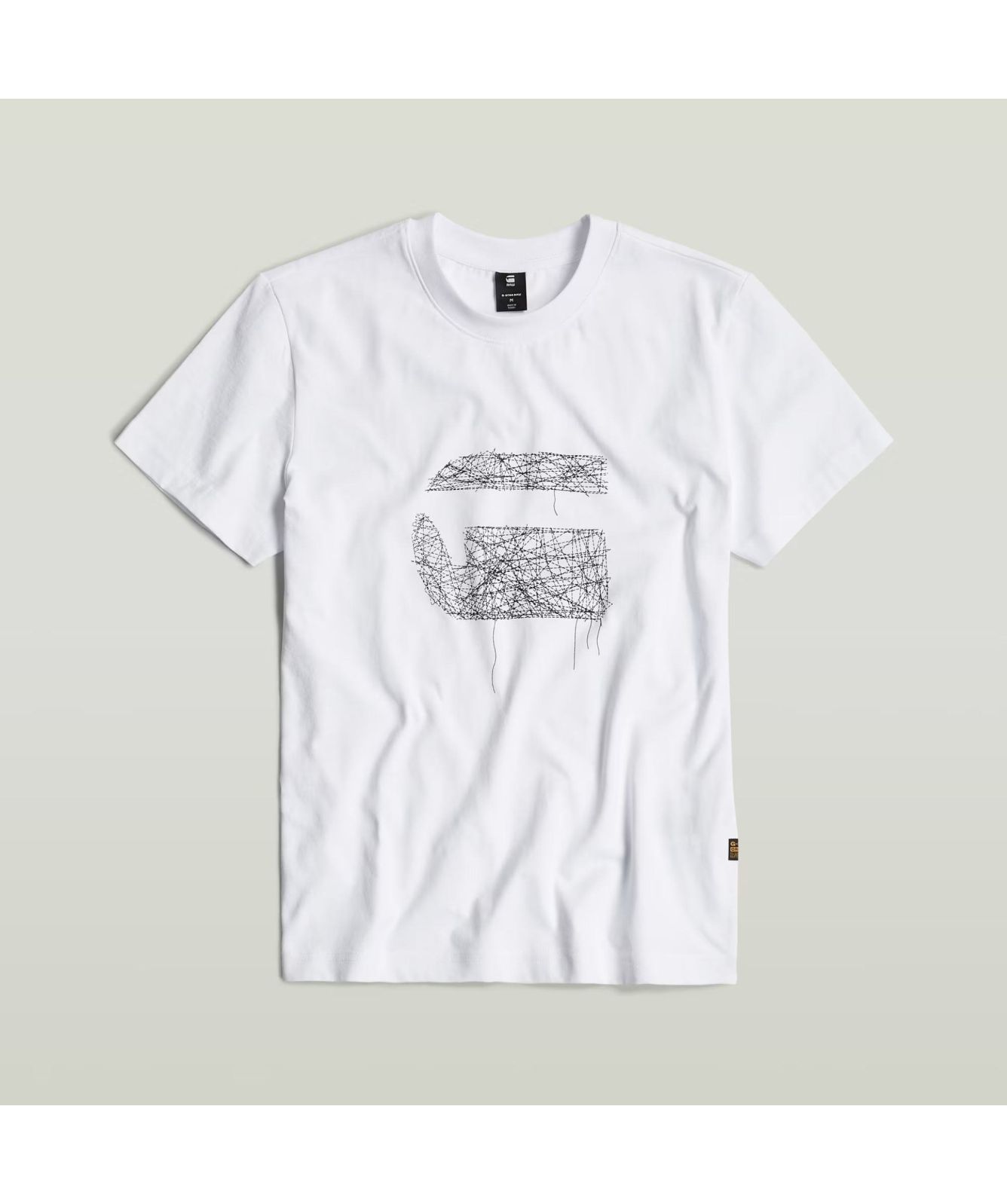 G-Star Stitch Burger T-Shirt | white-D25674-C336-110, black-6484