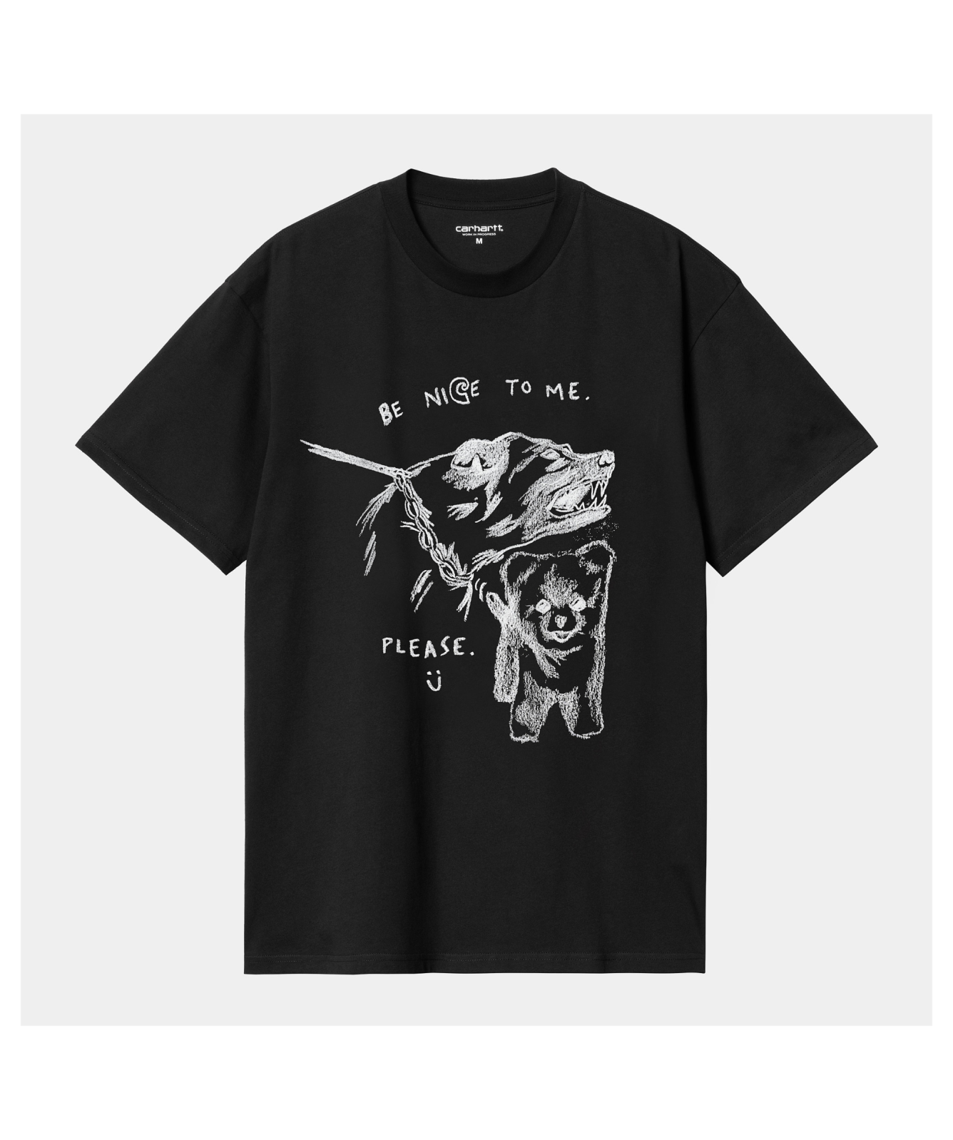 Carhartt WIP Men's Pepe Be Nice T-Shirt | Black Carhartt WIP Men's Pepe Be Nice T-Shirt | Black