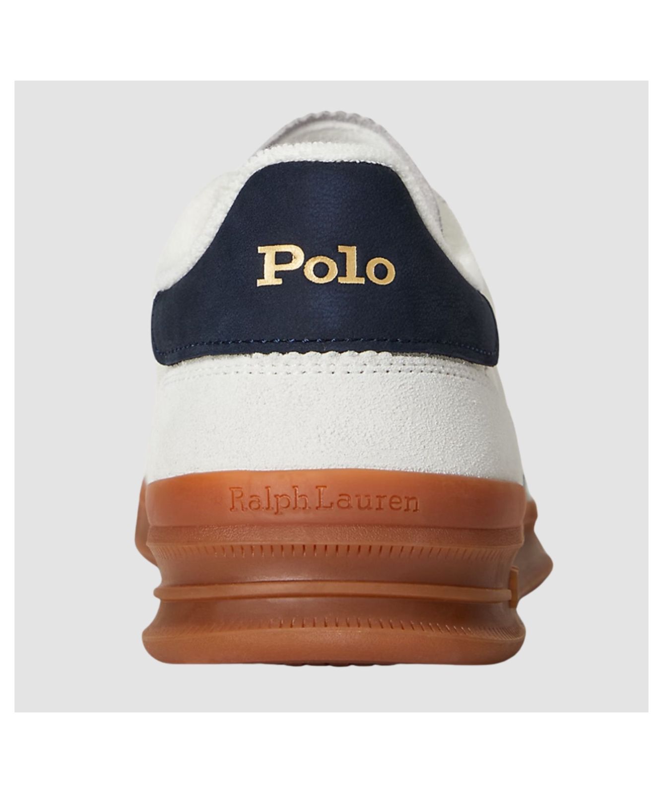 Rare Polo R.L. Trainer Deadstock Discontinued Retro Runner Heritage Aera Style 9 Polo Ralph Lauren Heritage Aera Suede Shoes | Grey  main image 4