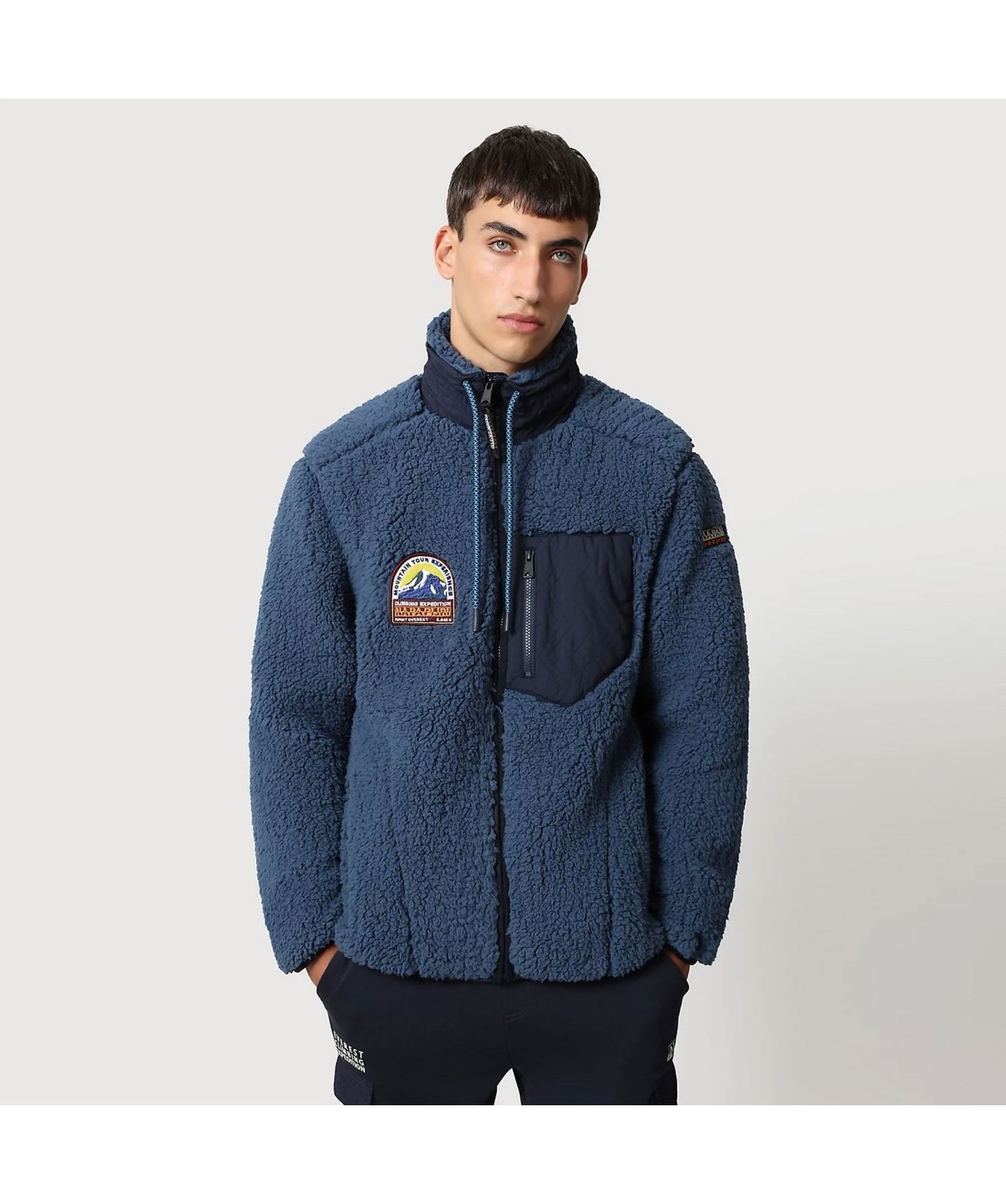 Napapijri Full Zip Fleece Solda Blue