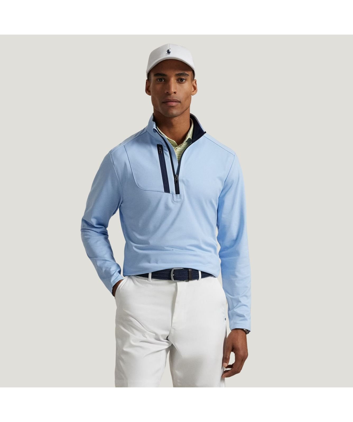 RLX by Ralph Lauren Stretch Jersey Pullover| Andover Heather