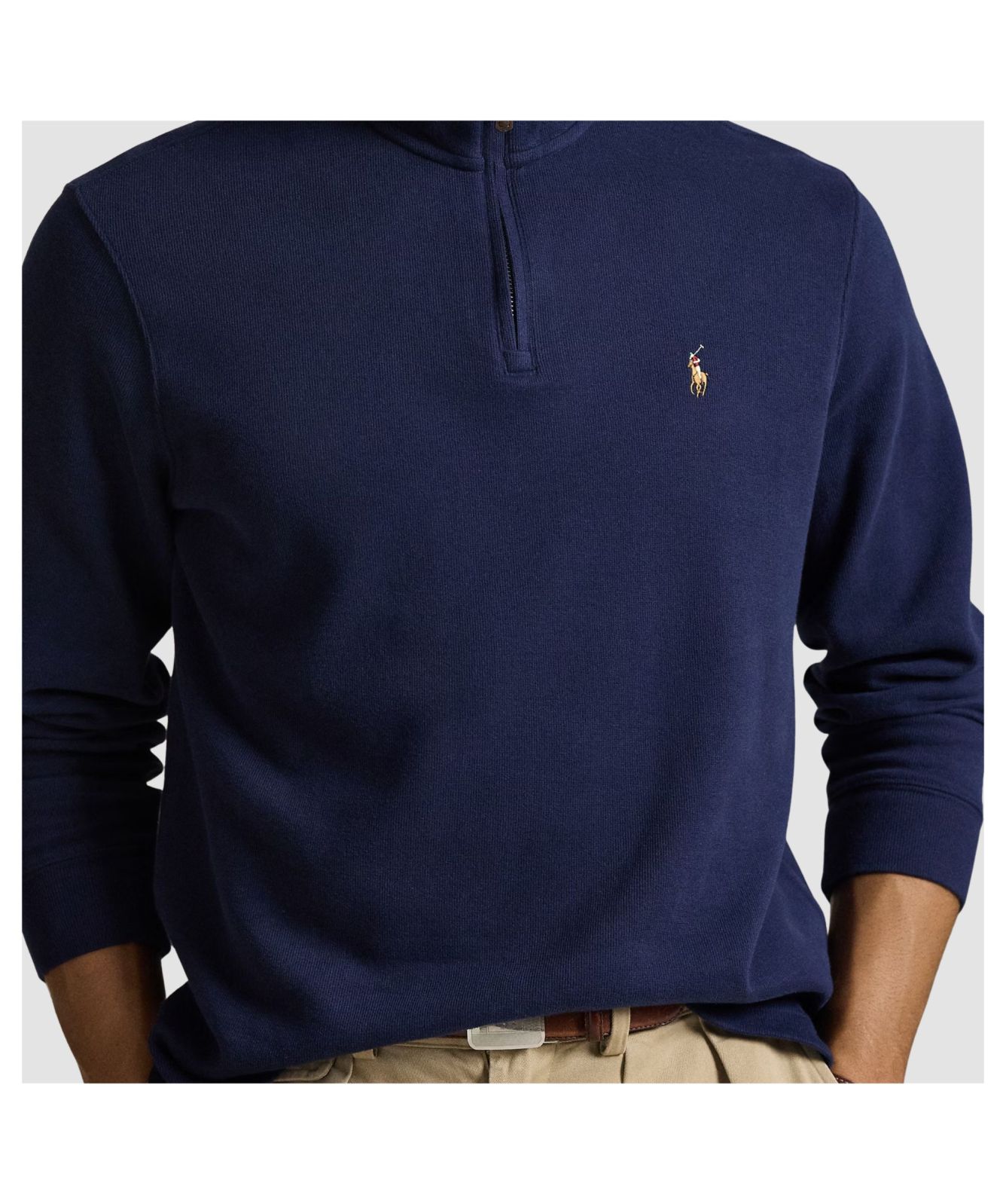 Polo by Ralph Lauren スウィングトップ ネイビー XL Men's Polo Ralph Lauren Quarter-Zip Pullover | Kular Fashion