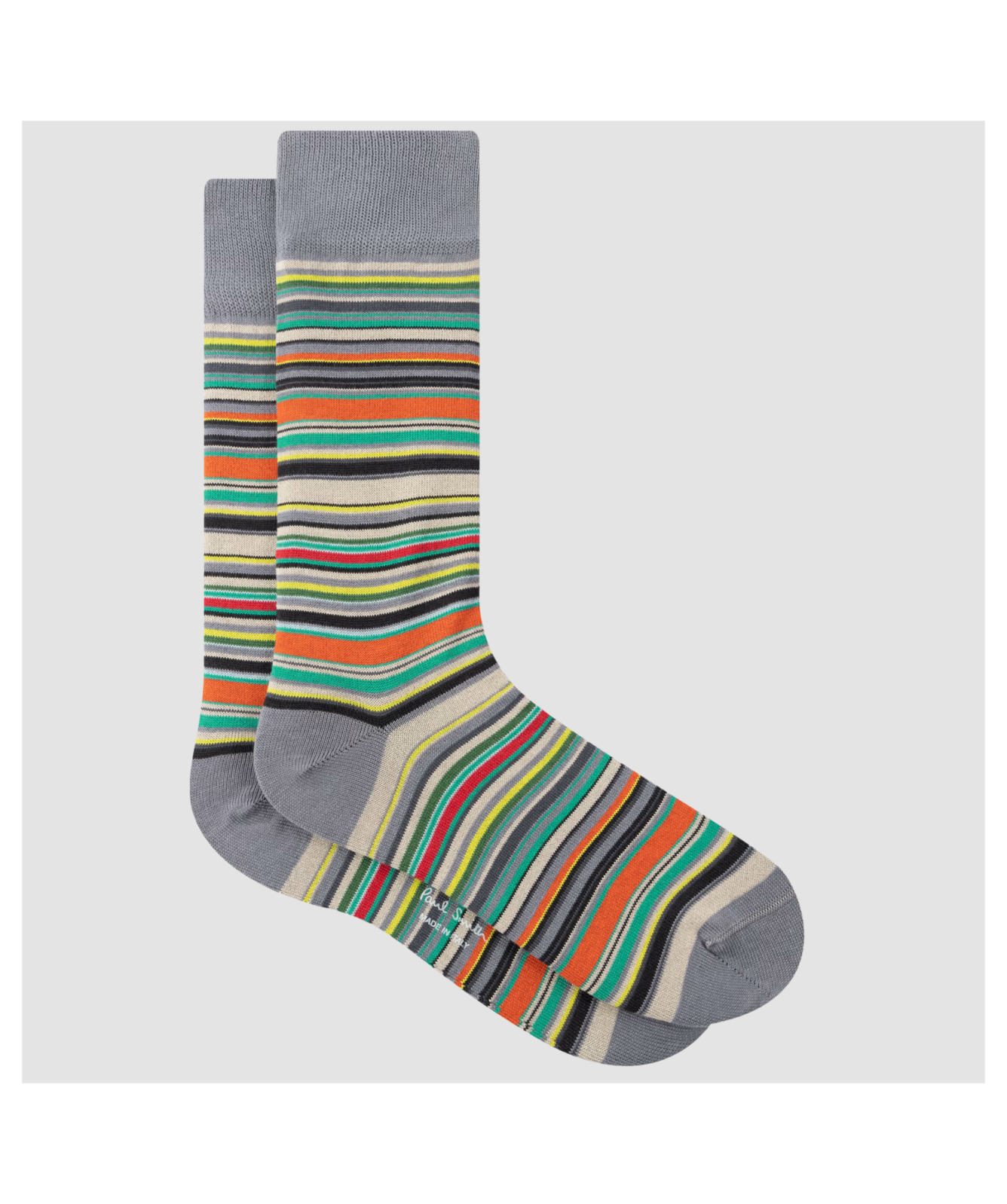 Chaussettes Paul Smith Rayures Bordeaux/Rose/Noir - Taille Unique - Neuf Avec étiquettes