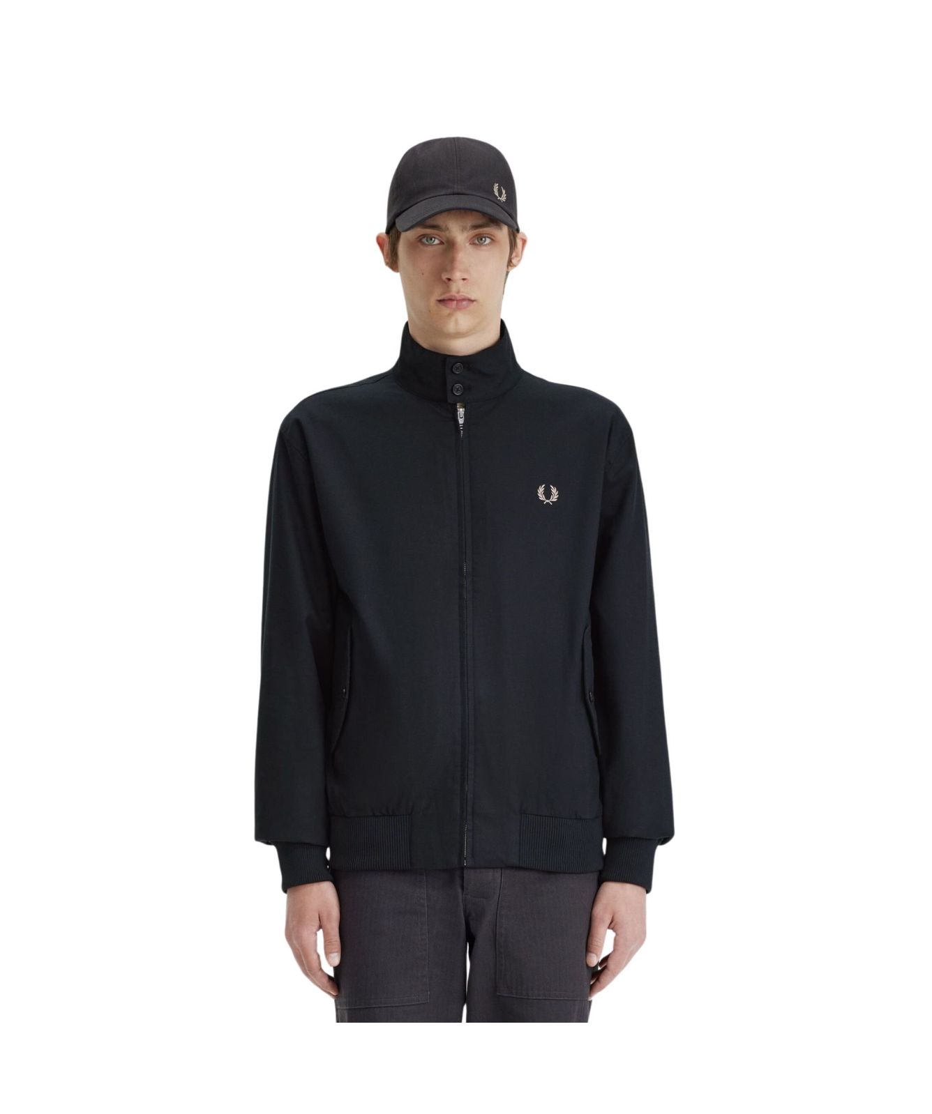 ジャケット・アウター FREDPERRY Side Pleated Harrington Jacket Fred Perry | Harrington Jacket | Navy | J7320-795