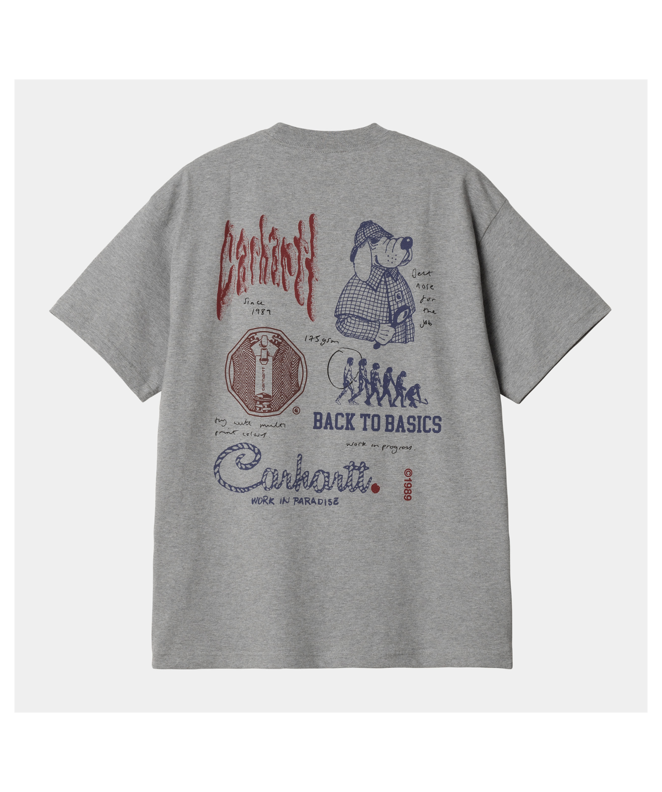 Carhartt WIP Archivo T-Shirt | Black, Grey, White I033976_V6_XX
