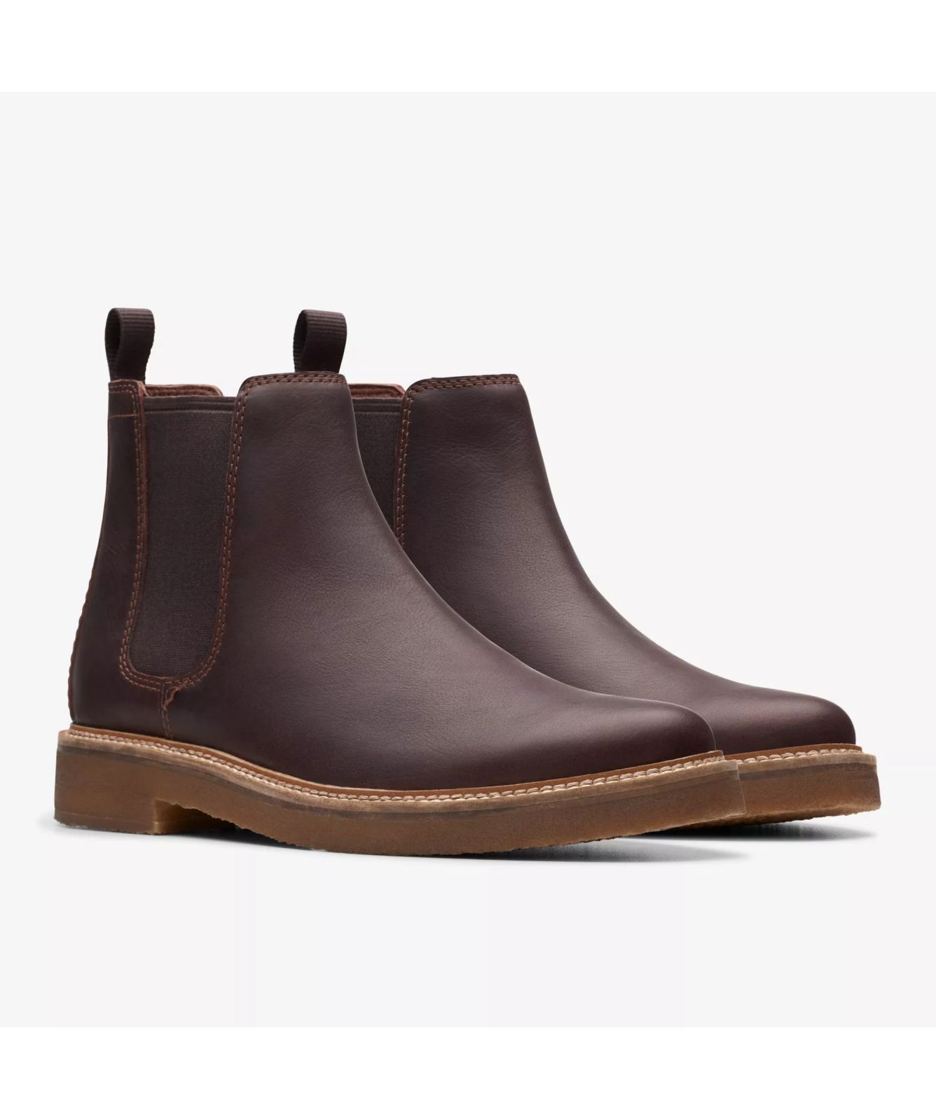 Clarks Originals Clarkdale Chelsea Boots | Tan - 261749307100 display picture 2