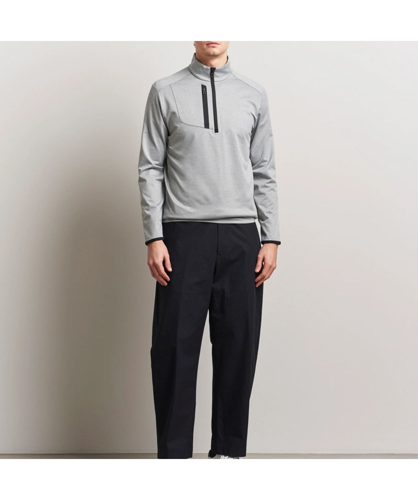 RLX by Ralph Lauren Stretch Jersey Pullover| Andover Heather