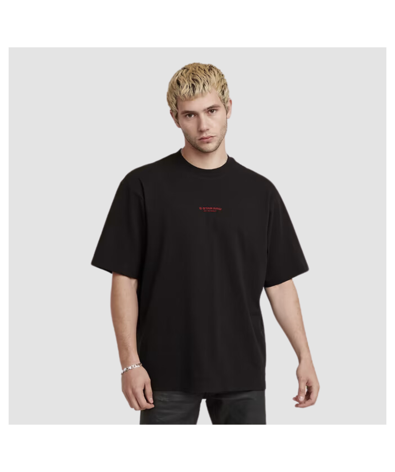 G-Star Men's Knolling Back Graphic Boxy T-Shirt | Black