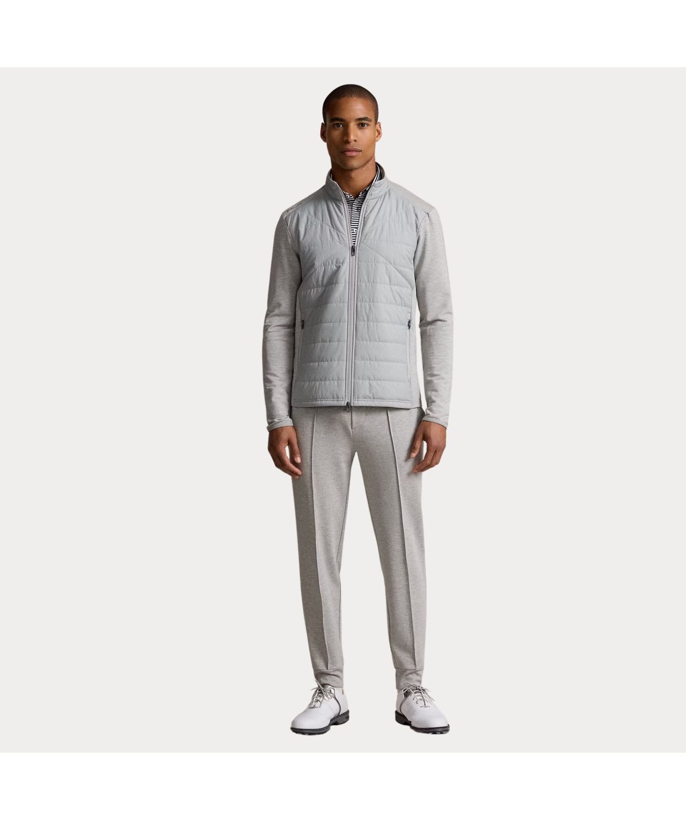 RLX Ralph Lauren グレー ジャケット US/XL Polo Ralph Lauren Hybrid Mockneck Jacket | Grey - 785A0686002