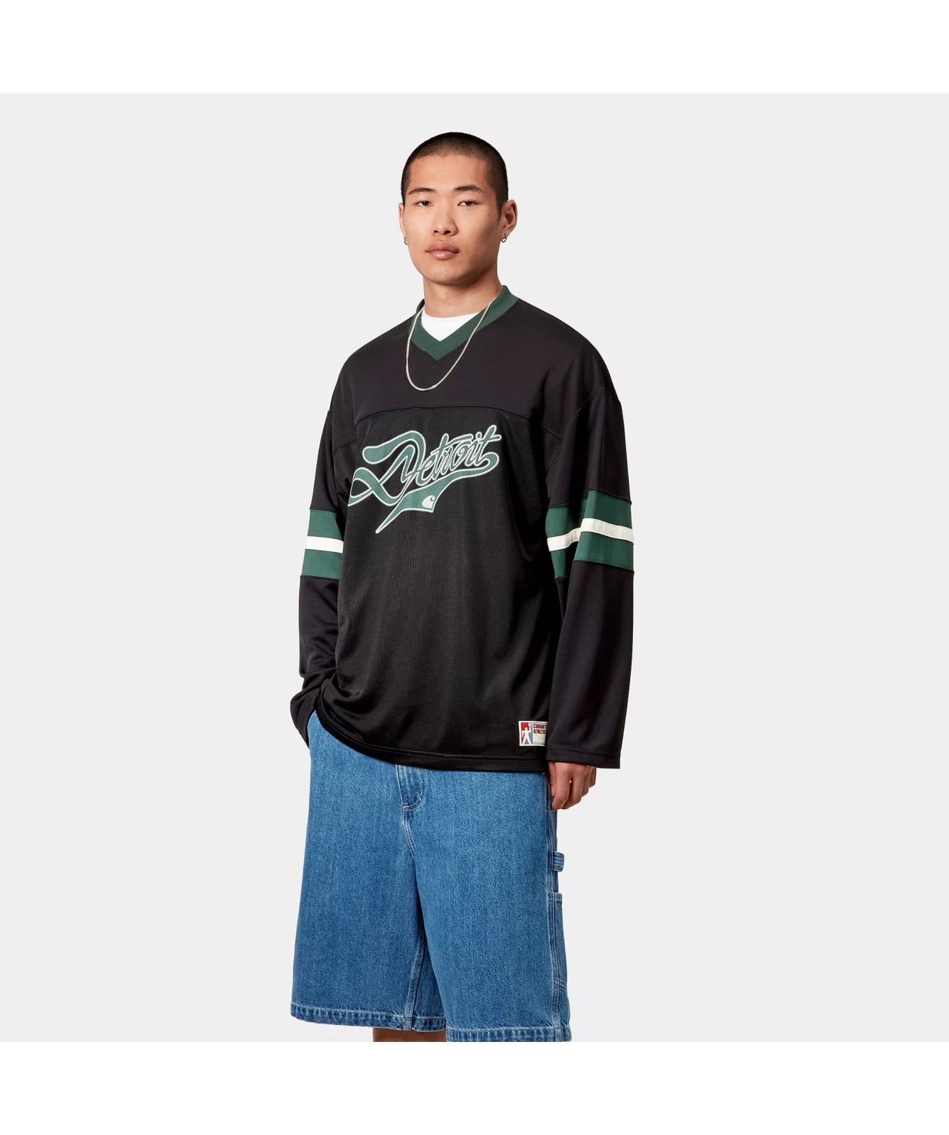 Carhartt WIP Detroit Mesh T-Shirt | Black - I034620-3A0, Green