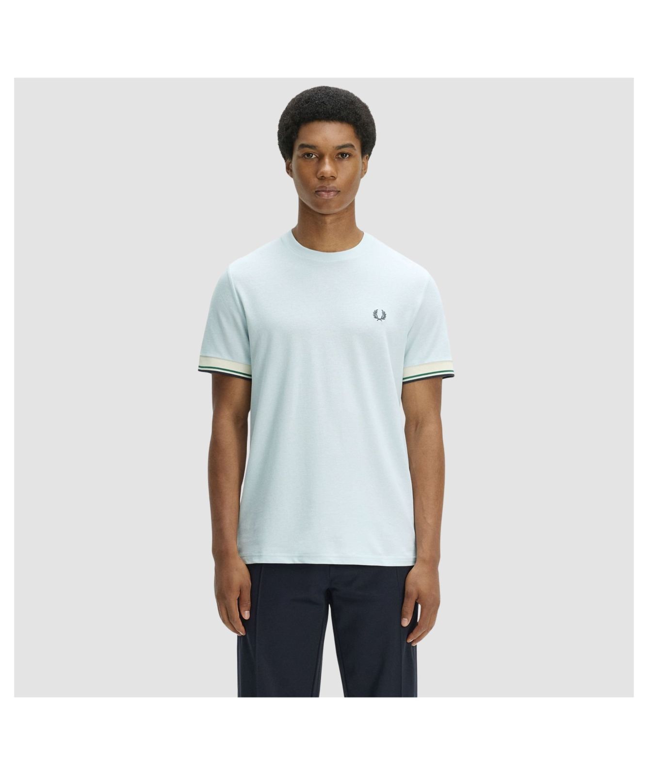 Men's Fred Perry Twin Tipped Cuff T-Shirt | Kular Fashion