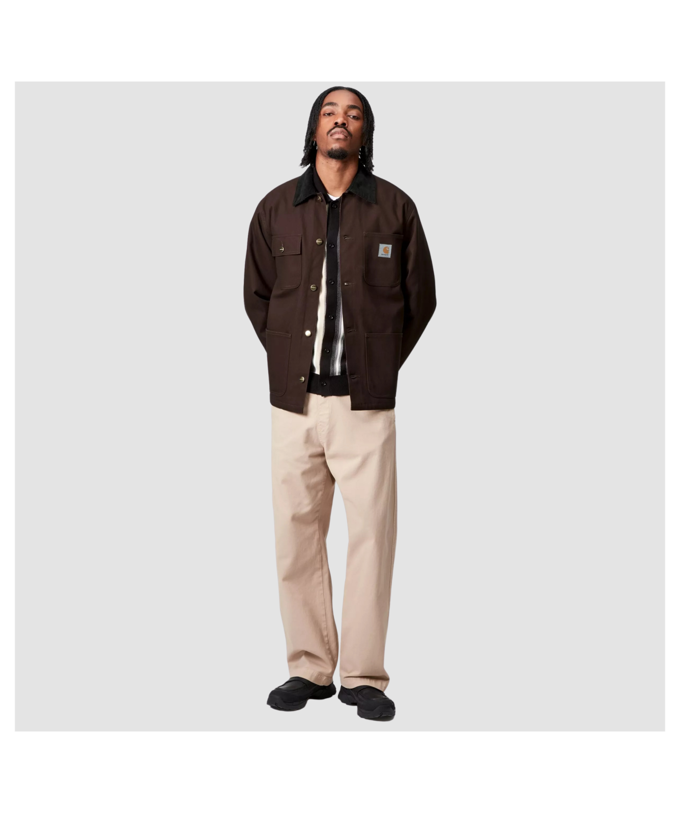 Carhartt WIP Michigan Coat (Winter) | Brown/Tobacco/Black
