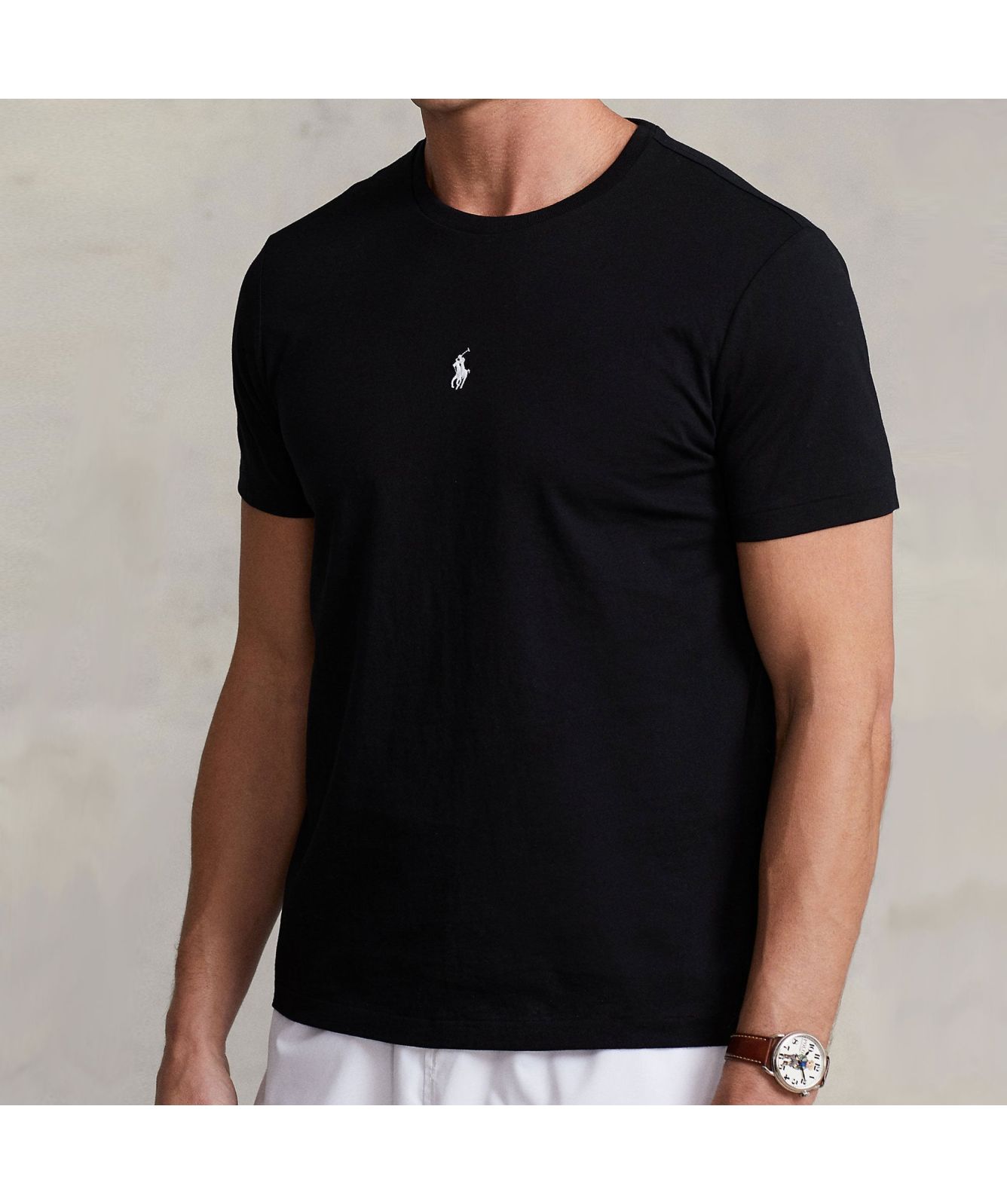 POLO RALPH LAUREN slim fit XS 黒 Ralph Lauren Custom Slim Fit Polo T Shirt Black | Mainline