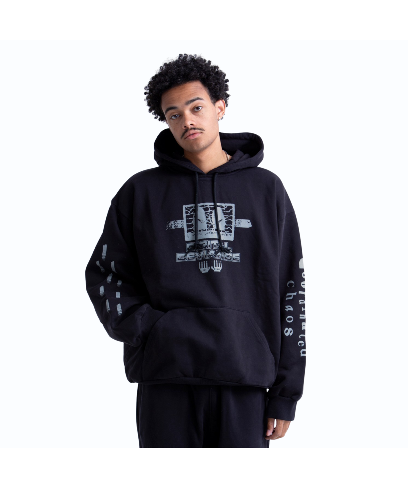 Carhartt WIP Hooded Digital Sweatshirt | Black/Hammer