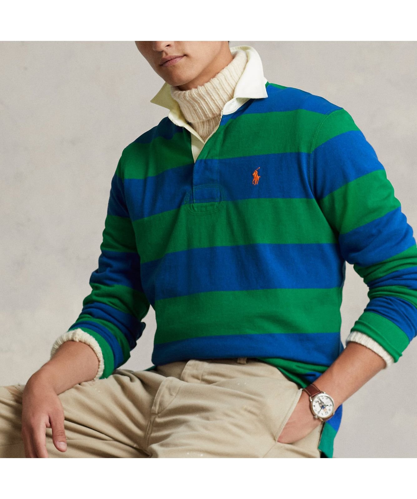 POLO RALPH LAUREN ラグビーシャツ グリーン ラルフローレン ラグビー RUGBY RALPH LAUREN 正規品 ビッグ