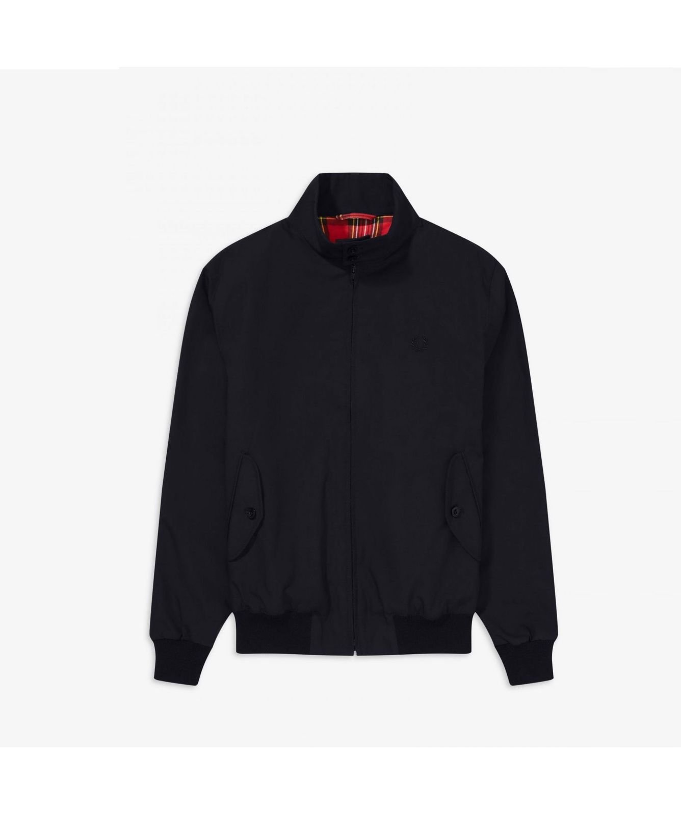 ジャケット・アウター FREDPERRY Side Pleated Harrington Jacket Classic Harrington Jacket - Tennis Blue | Mens Coats