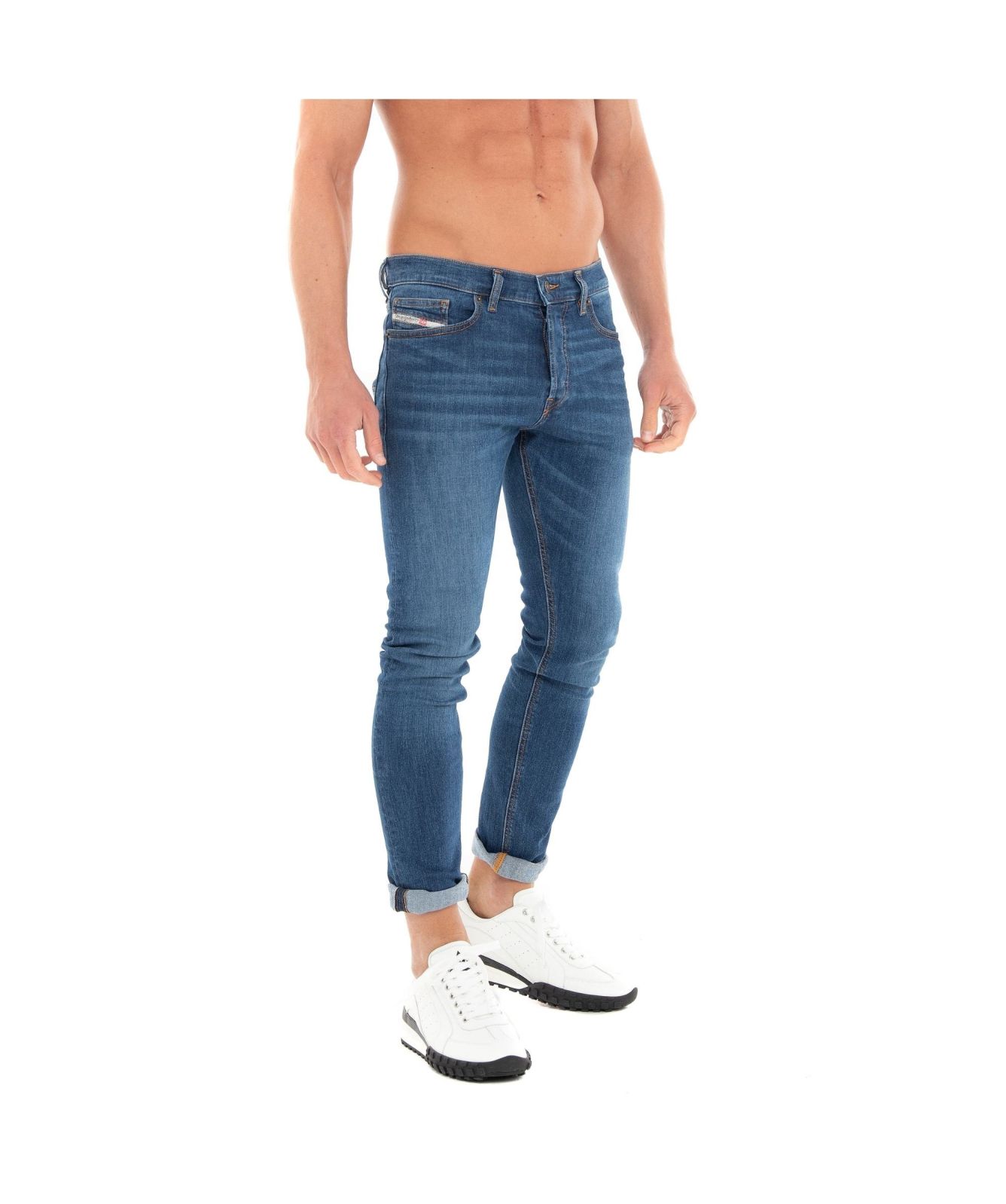 パンツ 00s archive DIESEL luster coated demim Diesel D-Luster Slim jean | Mid Blue-00SID9-0GDAN-01 -kular fashion