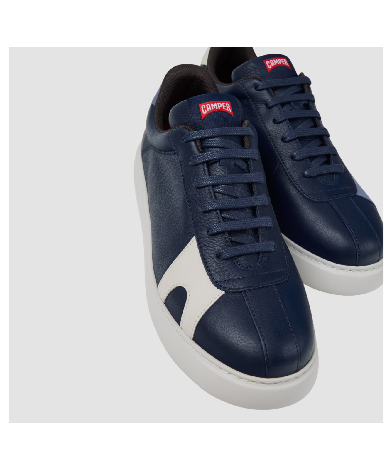 Camper Trainers | Twins Leather Trainers | Blue - K100743-045
