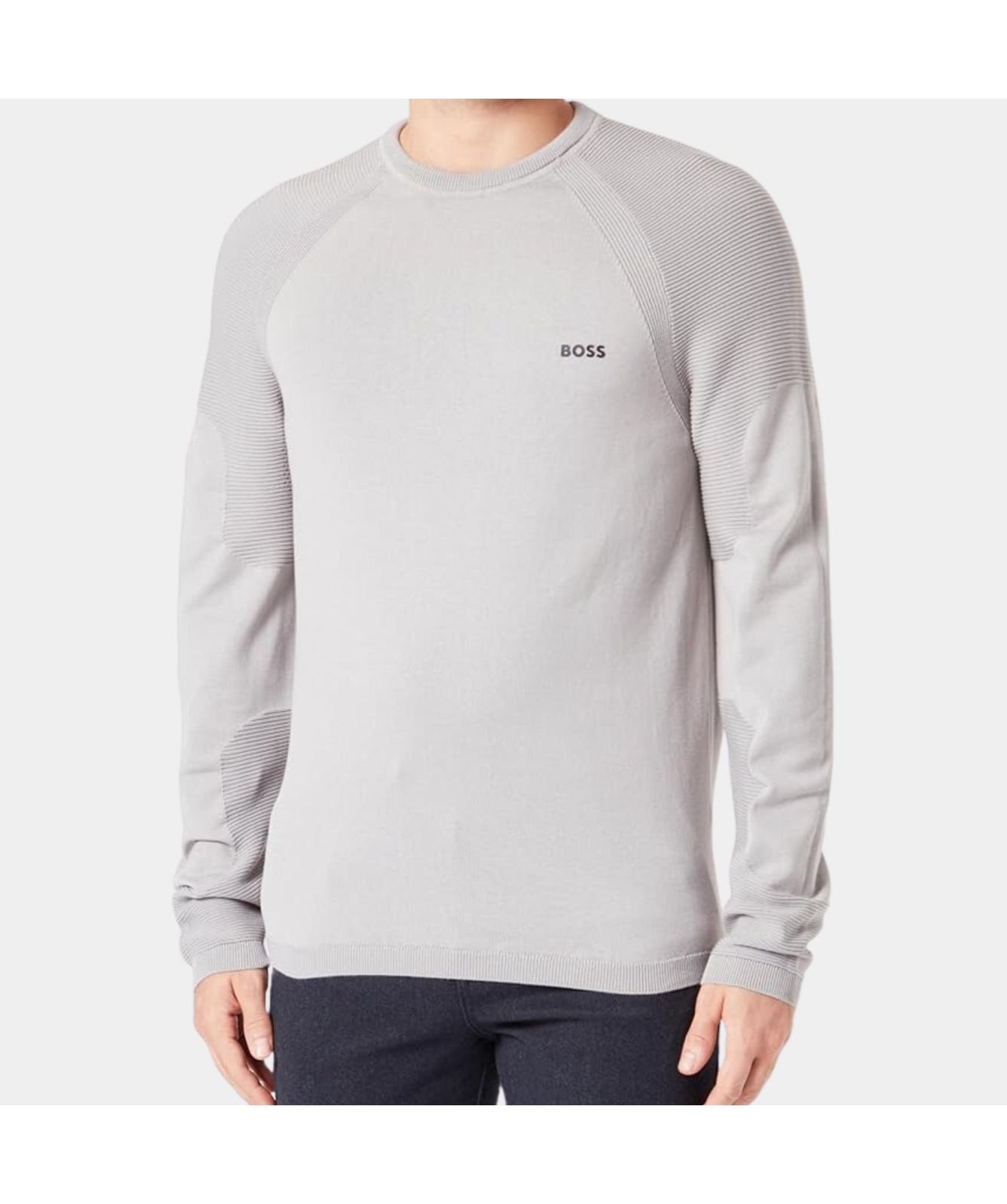 Boss Perform-X Crewneck Jumper | grey-50498519-063 sky blue