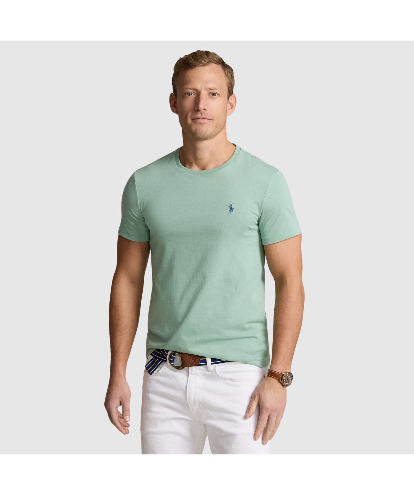Polo Ralph Lauren Classic Custom Slim Fit Crew Neck T-Shirt Mint