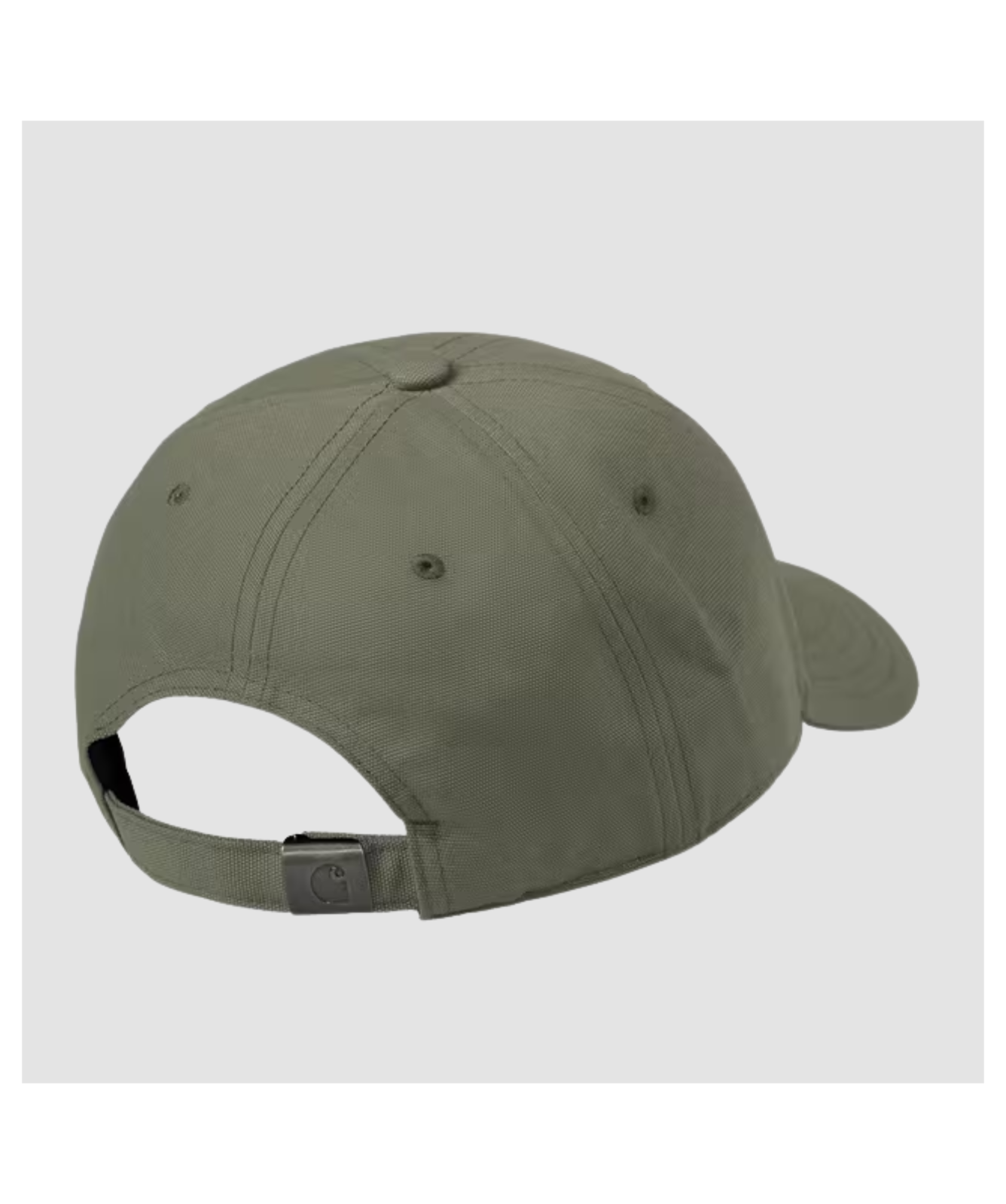 Carhartt WIP Six-Panel Unlined Canvas Script Cap - Green, Grey