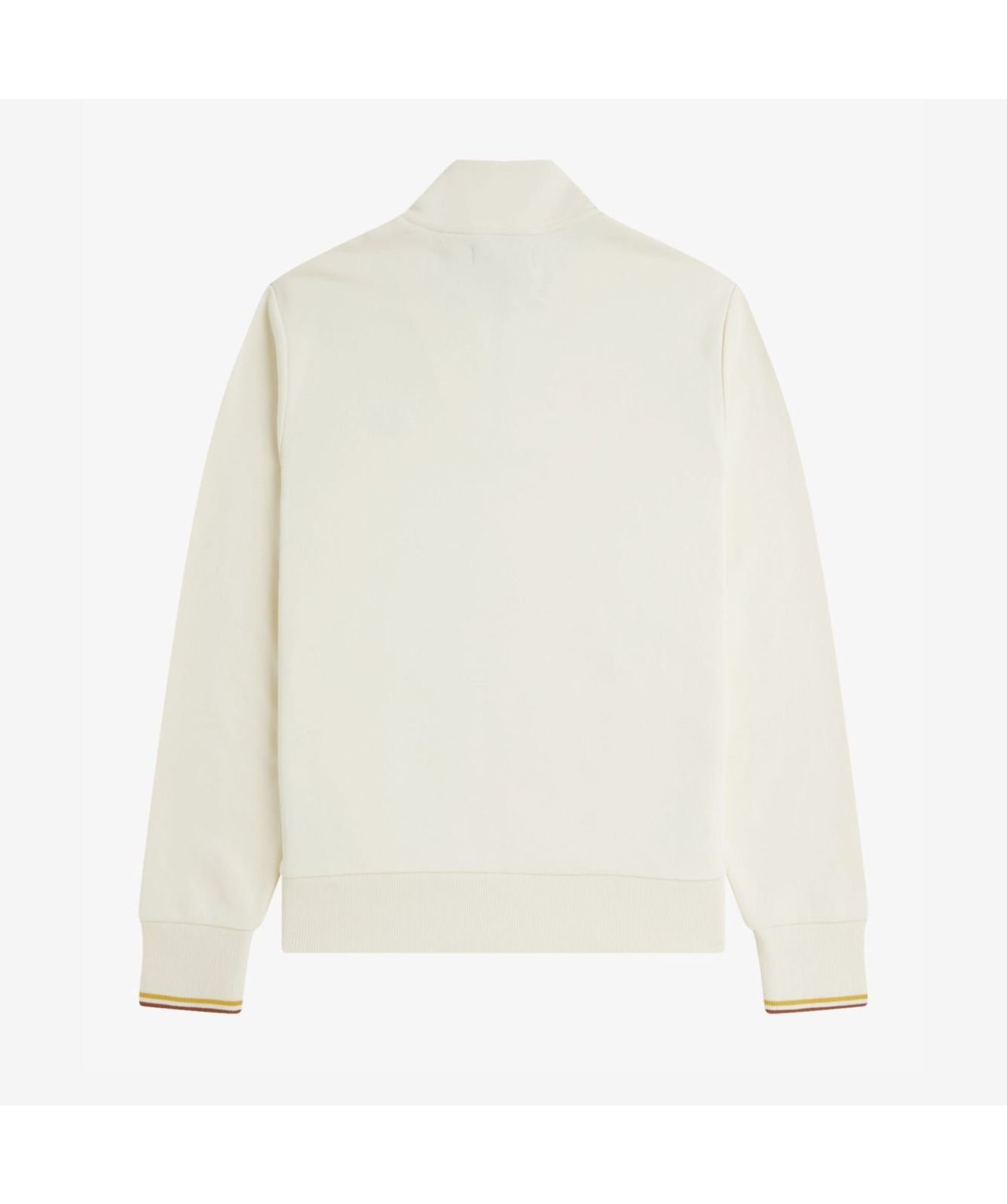 Fred Perry ¼ Zip Men's Sweatshirt | Sand-M3574-W69-Green-W64