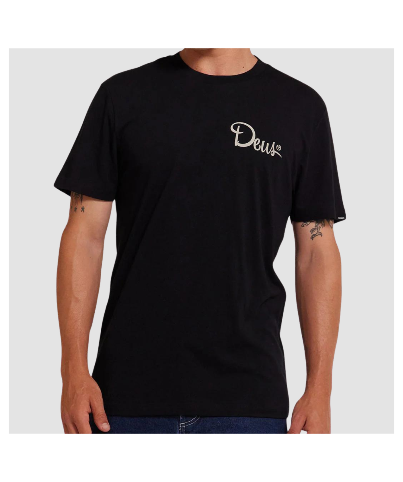 Deus Ex Machina Men's Hefferlump Tee | Black or Green - DMF241619A