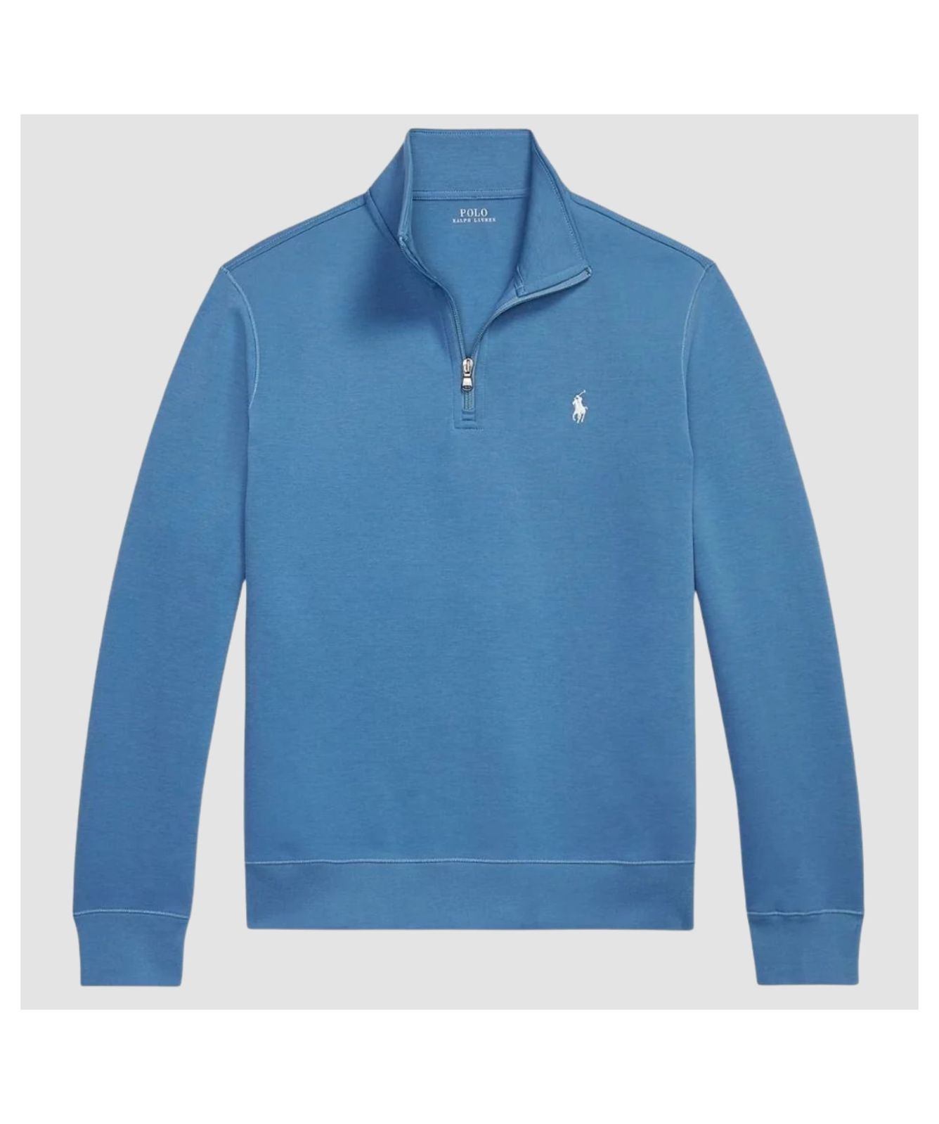 Men's Polo Ralph Lauren Quarter Zip Pullover - Delta Blue | Kular