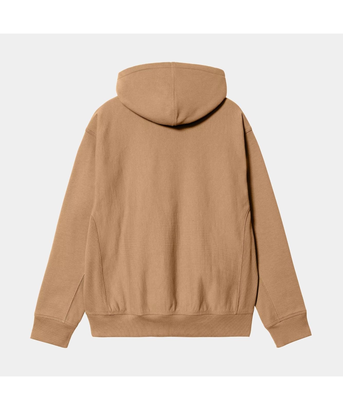 Carhartt WIP American Script Hoodie | Green-I028279-2BR-Tan
