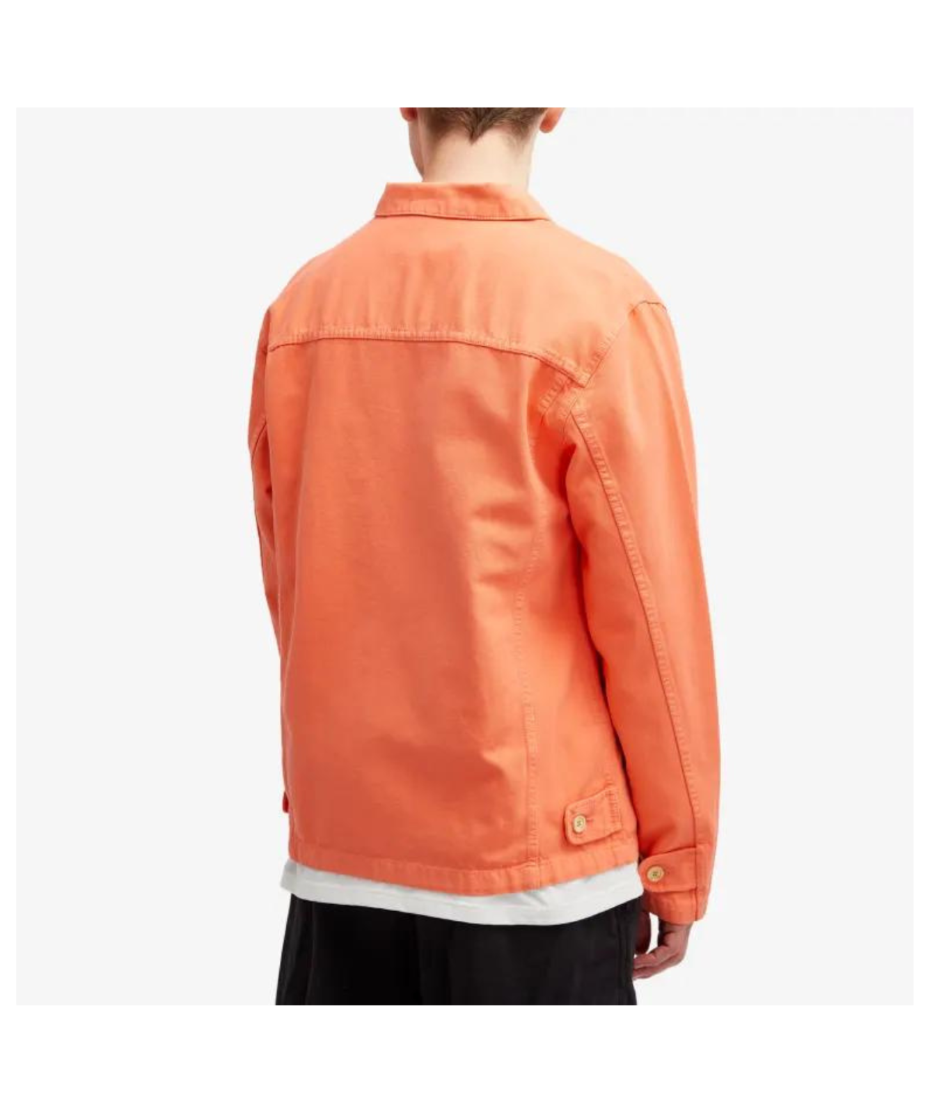 Armor Lux Fisherman's Jacket Mens Coat | Teal and Coral