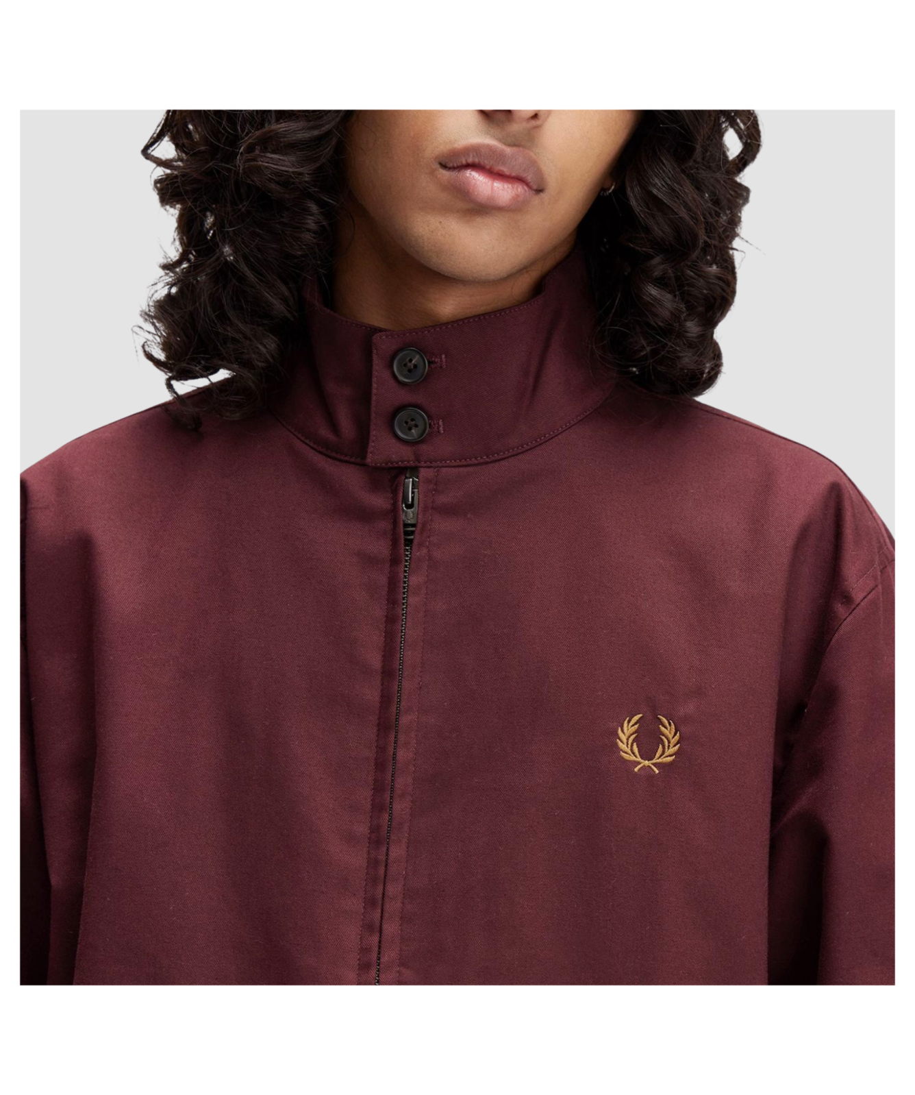 Fred Perry Jacket | Classic Harrington Jacket | Oxblood - J8568 