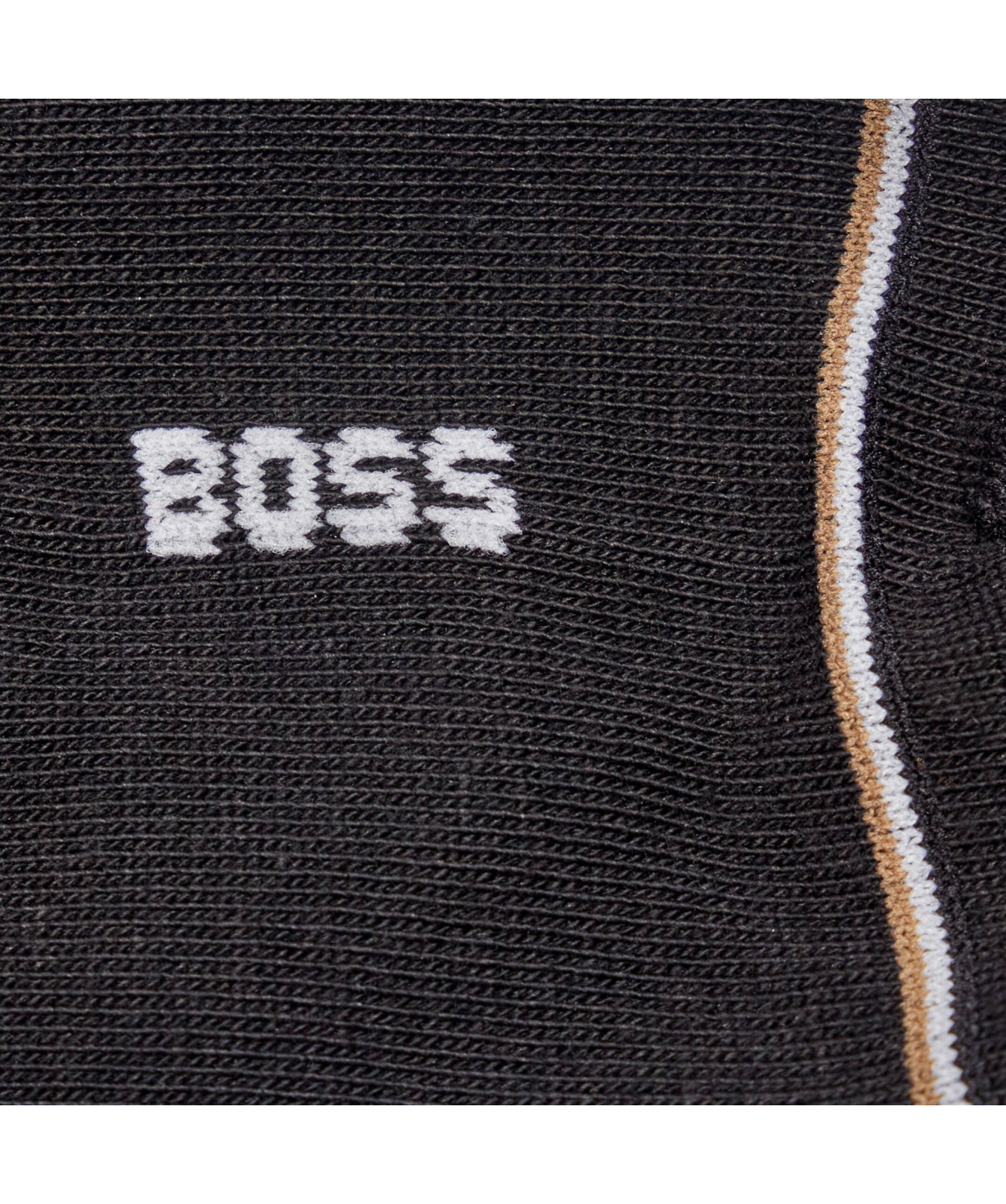 BOSS 2P AS PlushDesign CC – Calzini Corti Uomo, Neri, Morbidi, Vestibilità Aderente - 2