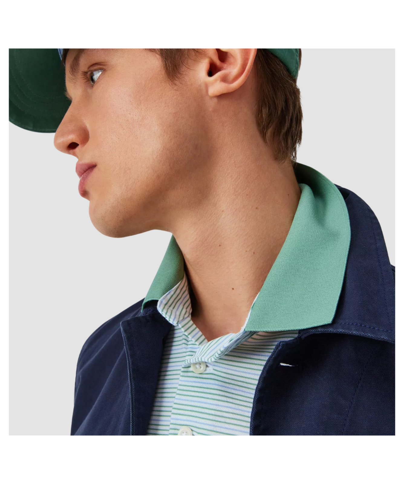 RLX by Ralph Lauren Tailored Fit Stripe Knit Polo Shirt | ﻿Faded