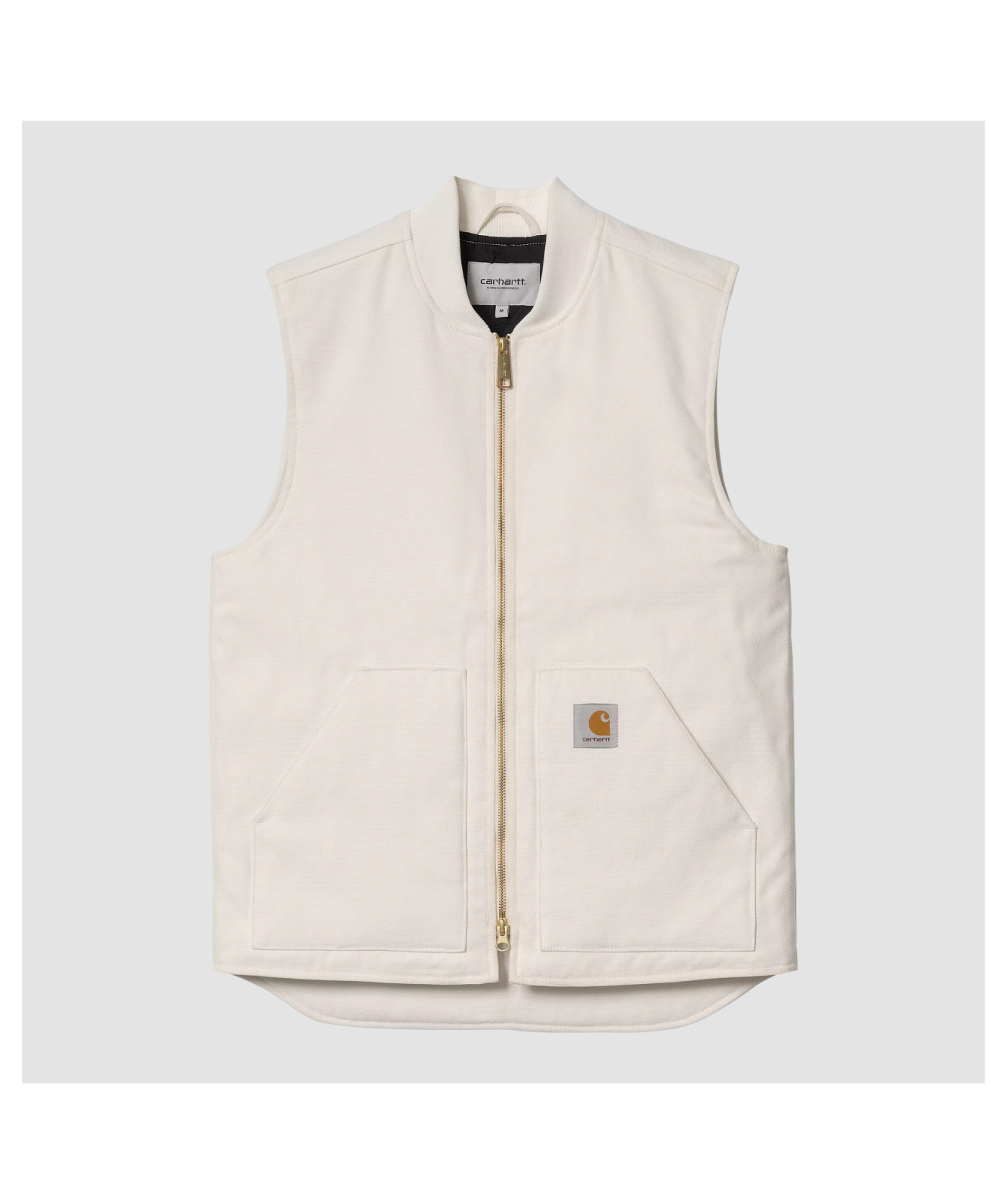 トップス Carhartt WIP CLASSIC VEST rinsed Carhartt WIP - Classic Vest - Wax Rinsed | Hardpressed Print