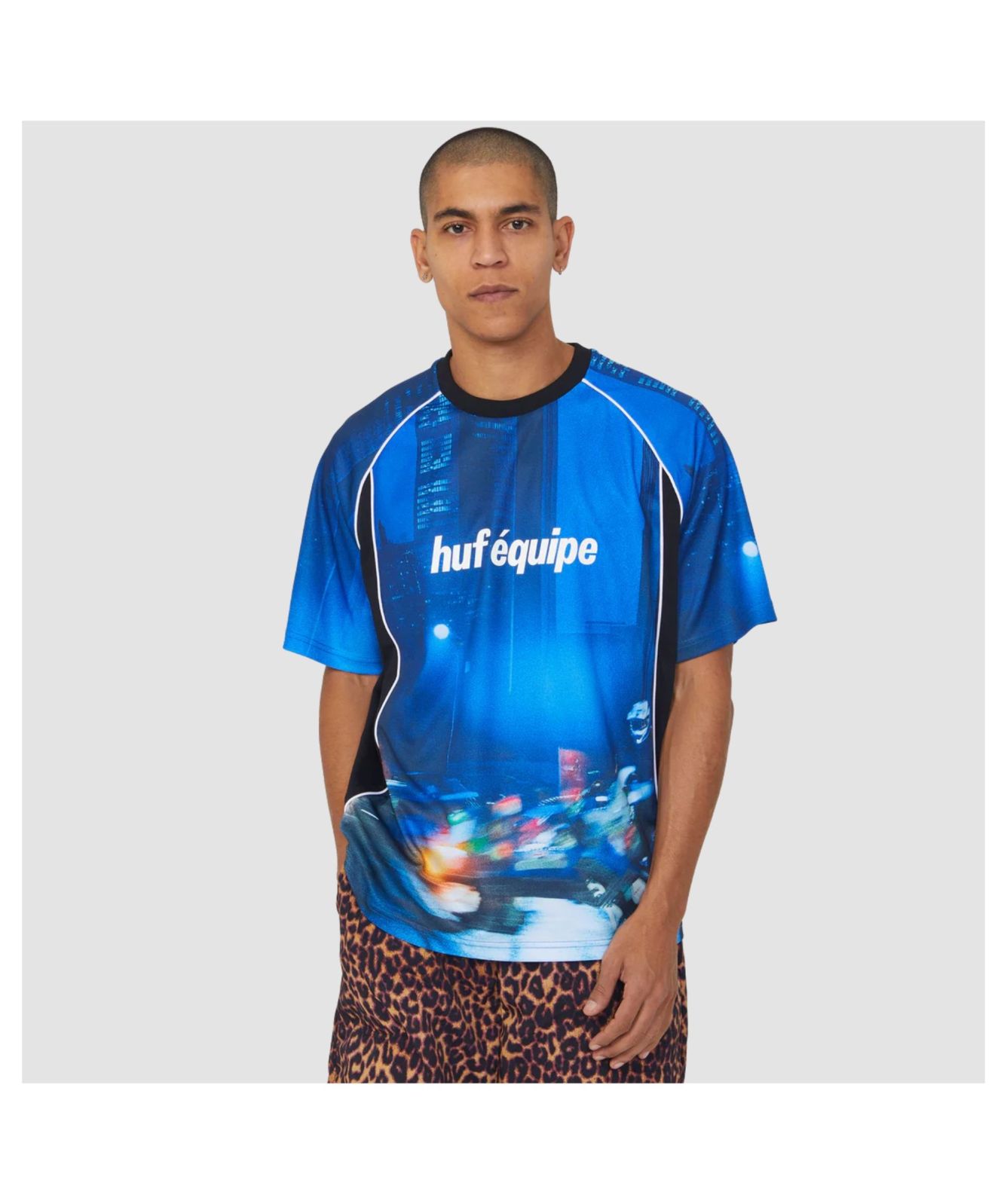 Men's HUF Motion Soccer Jersey - Blue | Kular Fashion