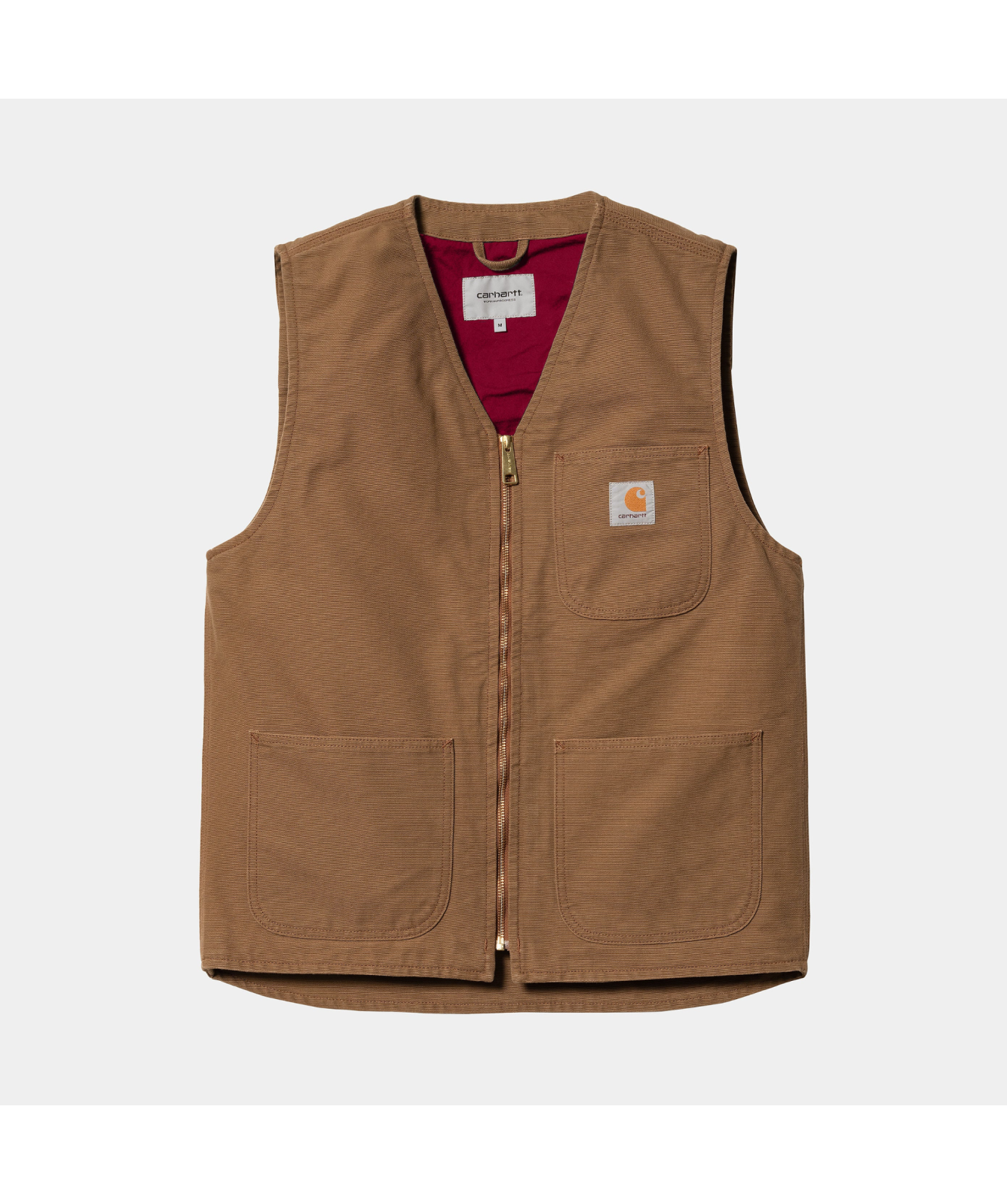 Carhartt WIP Arbor Summer Vest | Hamilton Brown Rinsed