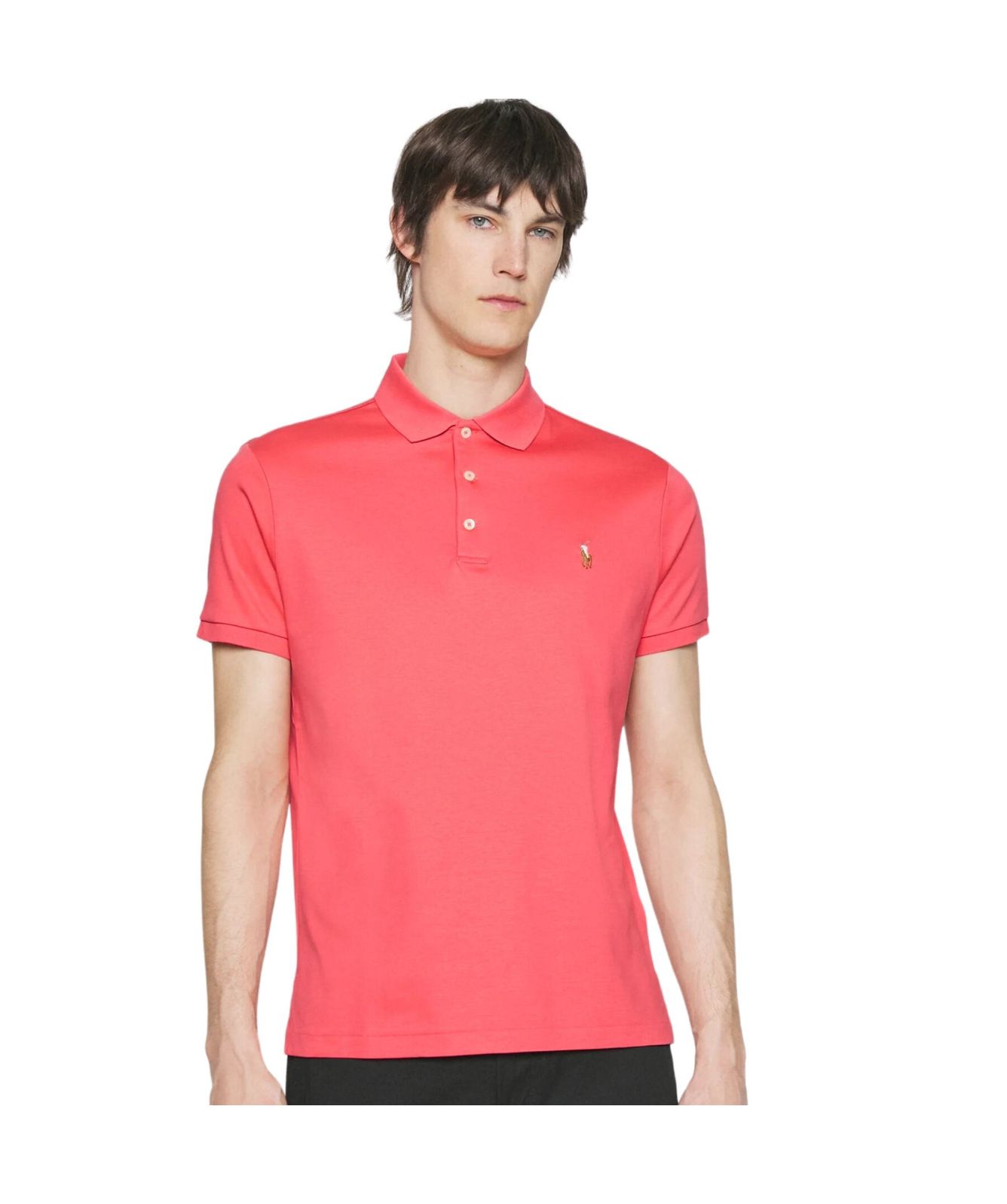 Polo Ralph Lauren Men's Pima Cotton Short Sleeved Polo Shirt in
