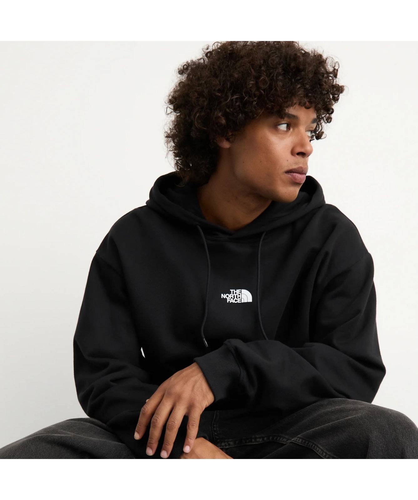 The North Face Zumu Oversize Fit Men's Hoodie | Black-NF0A89FJJK31