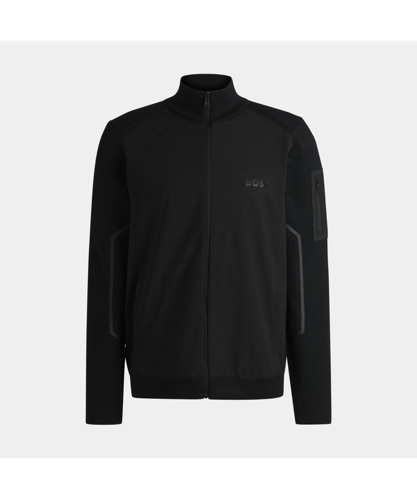 Boss Zhino Full Zip Thermo-Regulating Jacket | Black-50523174-001 Boss Zhino Full Zip Thermo-Regulating Jacket | Black-50523174-001