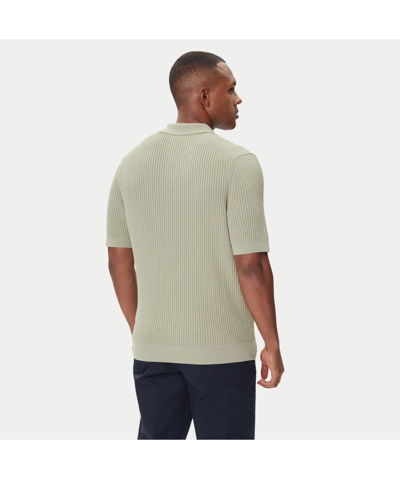 BOSS Akoppo Knitted Polo Shirt | Open Green - 50543670-370, Open