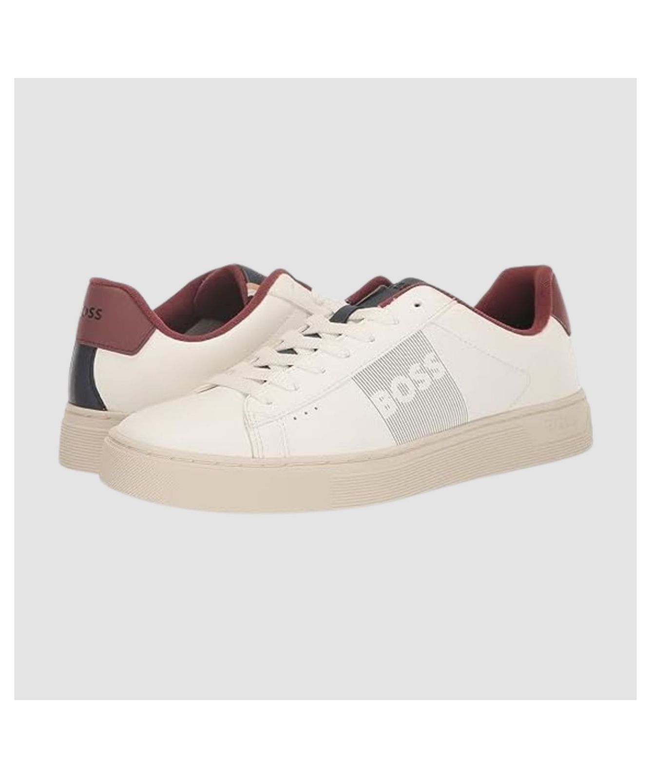 Scarpe Da Tennis Uomo BOSS Rhys – Modello In Pelle Sintetica E Camoscio, Suola In Gomma, Chiusura Stringata - 3