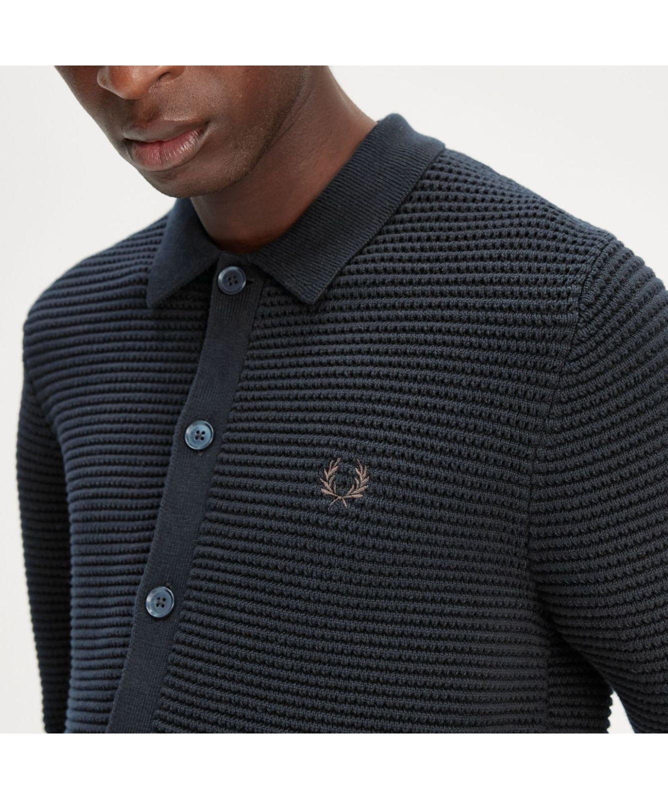 【別注】FRED PERRY / Tipped Collar Cardigan 別注】FRED PERRY / Tipped Collar Cardigan（カーディガン