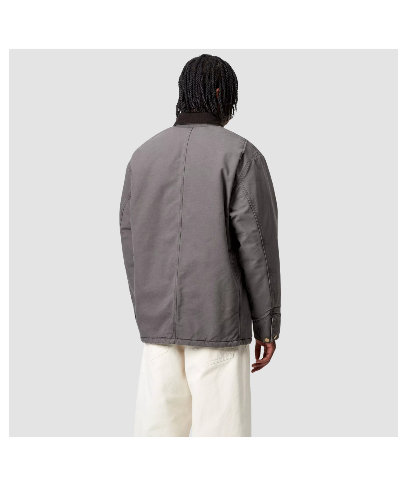 Carhartt WIP OG CHORE COAT 限定 グレー M Carhartt WIP OG CHORE COAT - GRAPHITE / BLACK STONE (oversized fit