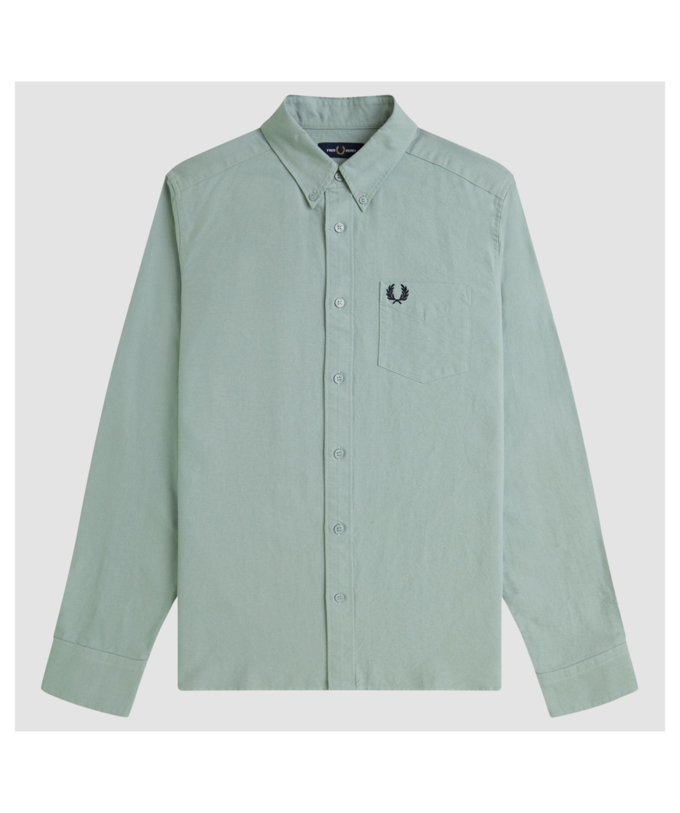 Fred Perry Oxford Shirt | Laurel Wreath Green - M5516-X21, Bay