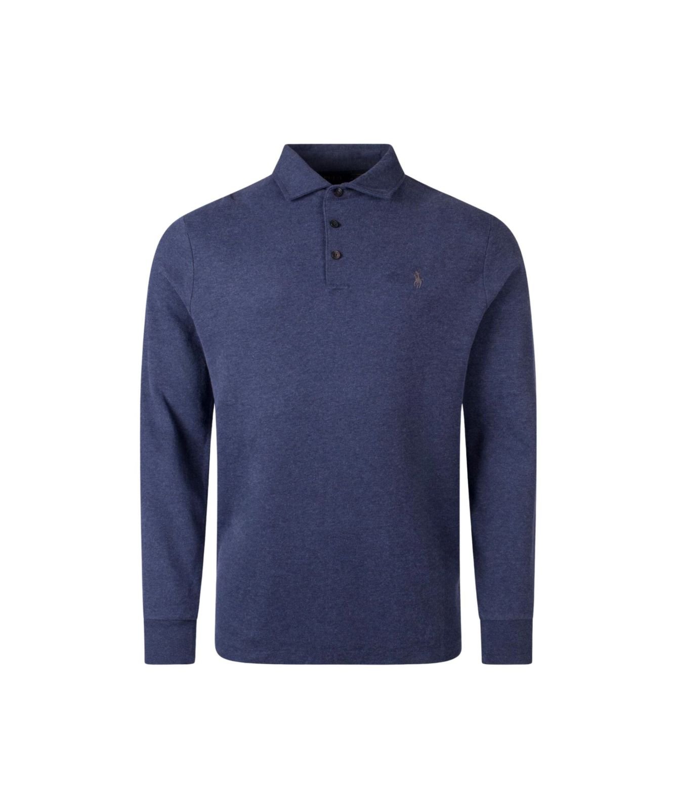 Polo Ralph Lauren Double Knit Long Sleeve Polo Shirt | Brown