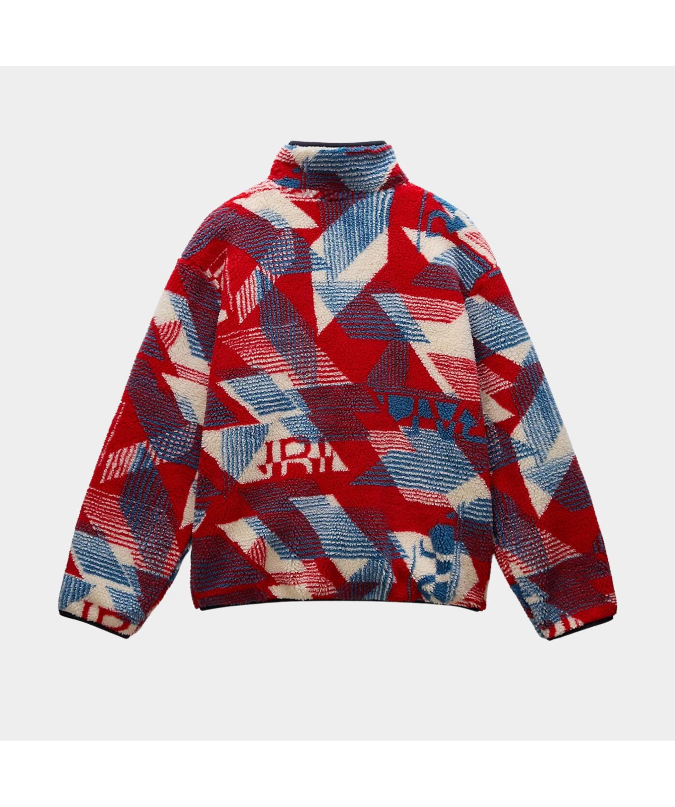 Napapijri Argient Full Zip Fleece Jacket | Black-NP0A4HZJF9R-Red