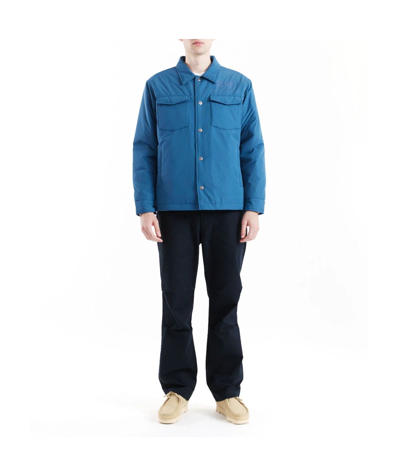 Deus Ex Machina Monty Padded Overshirt | Blue - DMP255138