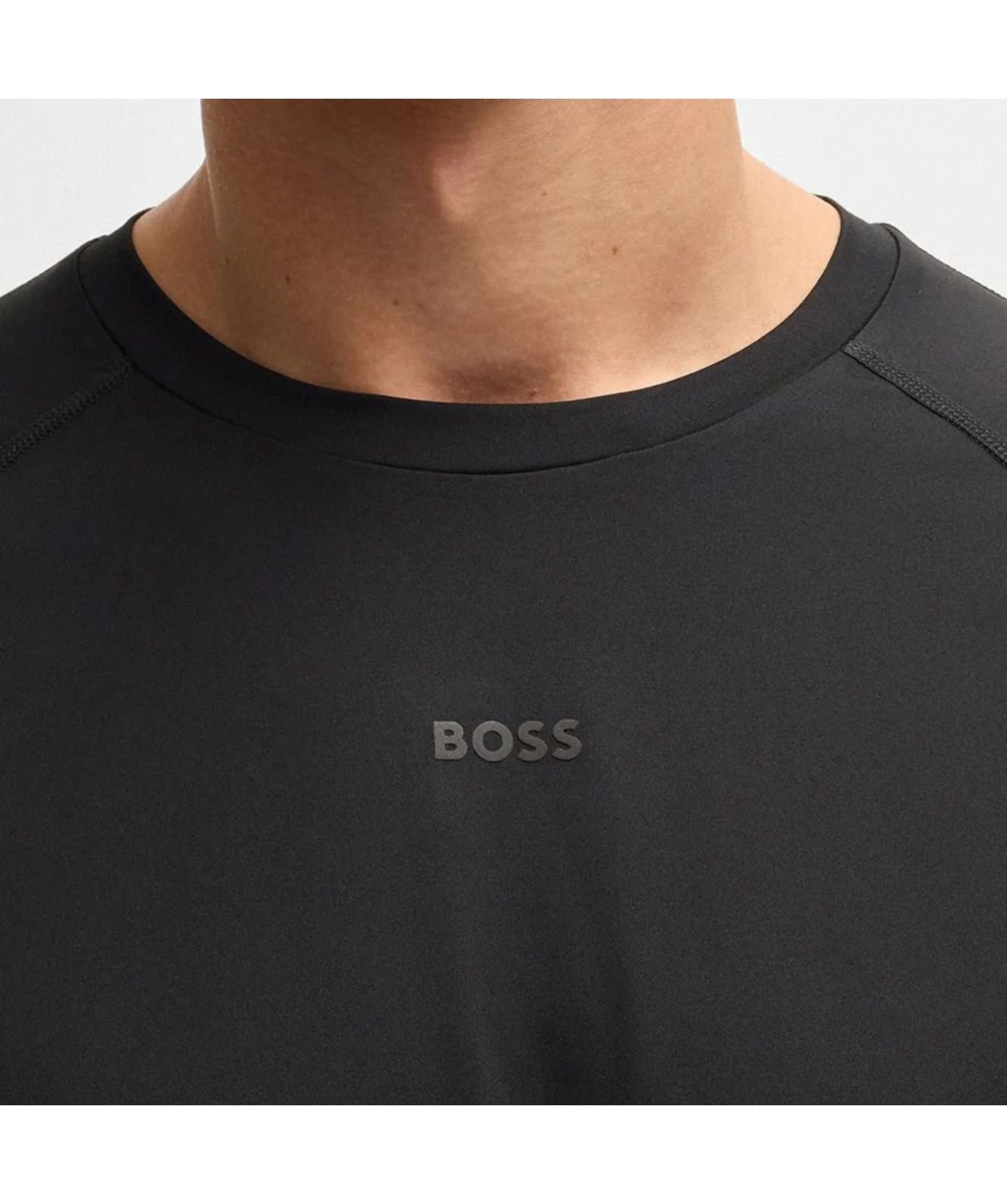 Boss Tee Active 1 Crew Neck T-Shirt | Grey-50531240-054 Boss Tee Active 1 Crew Neck T-Shirt | Grey-50531240-054