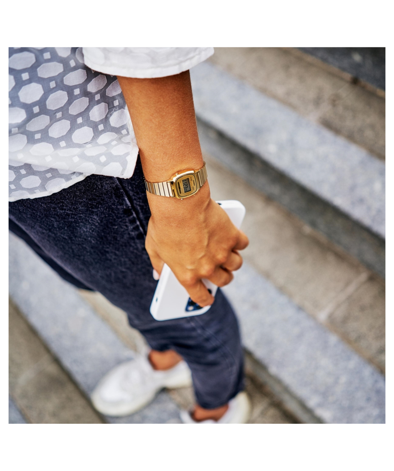 Orologio Casio Collection LA670WEGA Donna - Design Retro, Digitale, Acciaio Inox